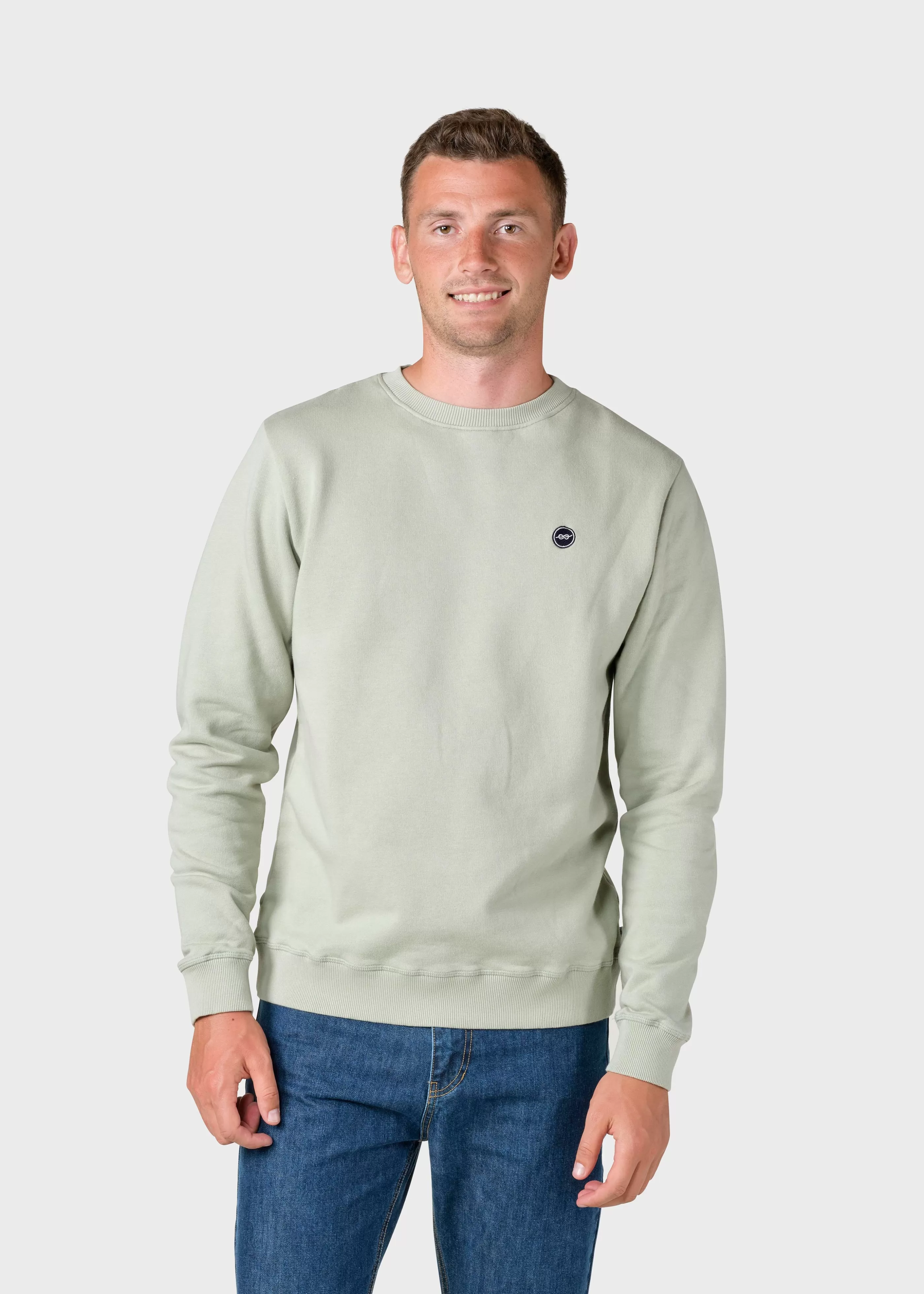 Klitmoller Collective Olaf crew - Sage- Sweatshirts