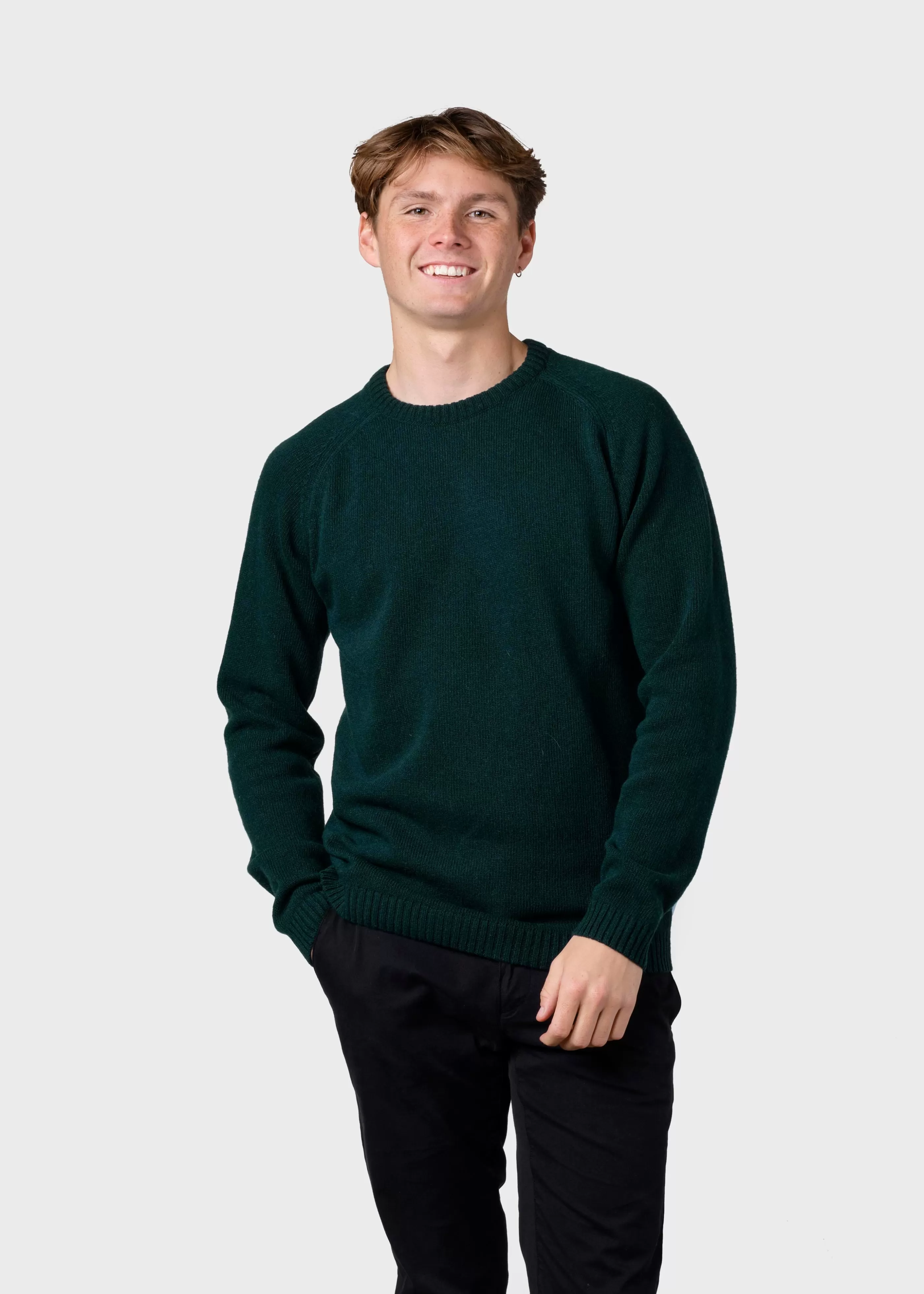 Klitmoller Collective Ole knit - Moss Green- Strick