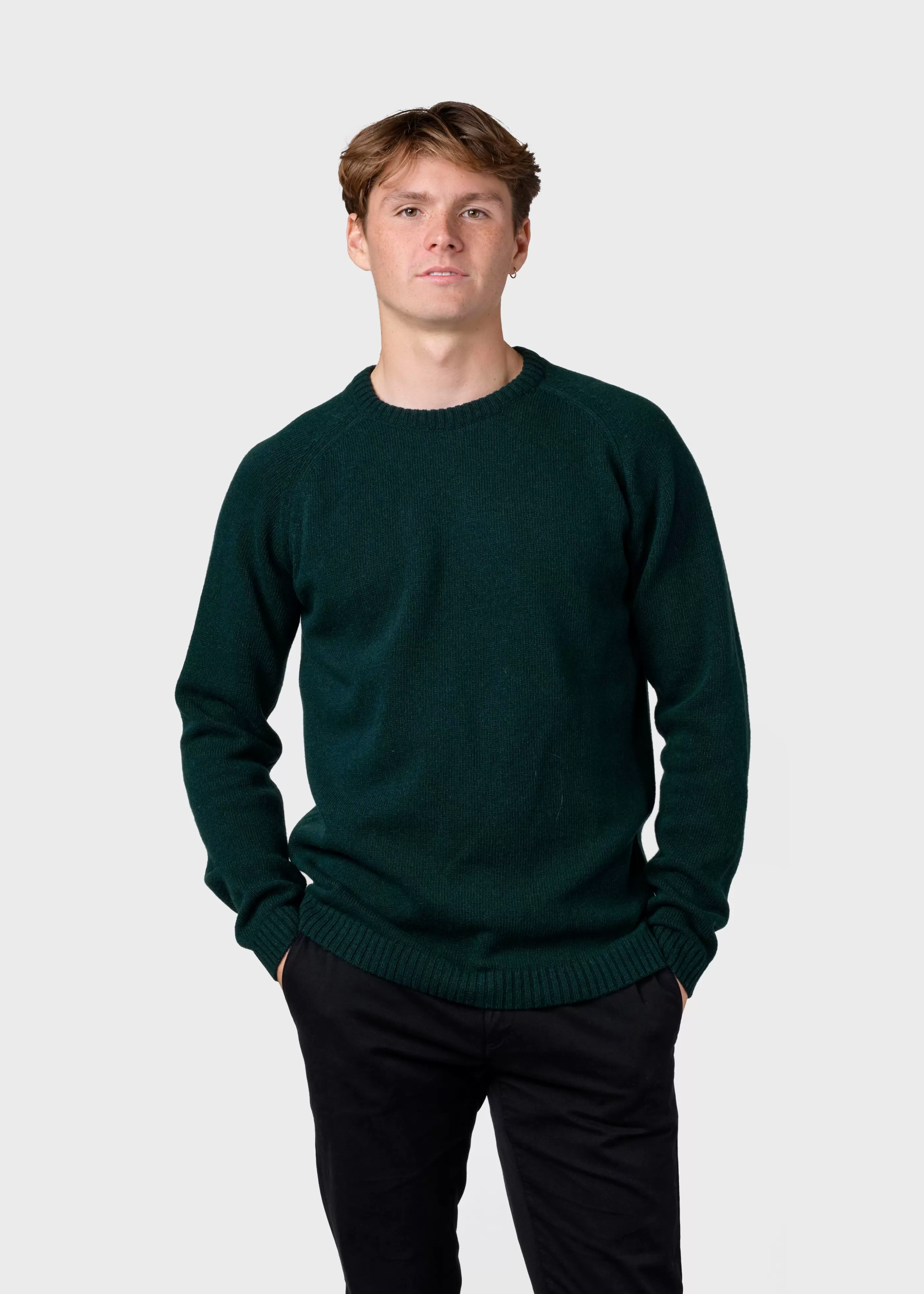 Klitmoller Collective Ole knit - Moss Green- Strick