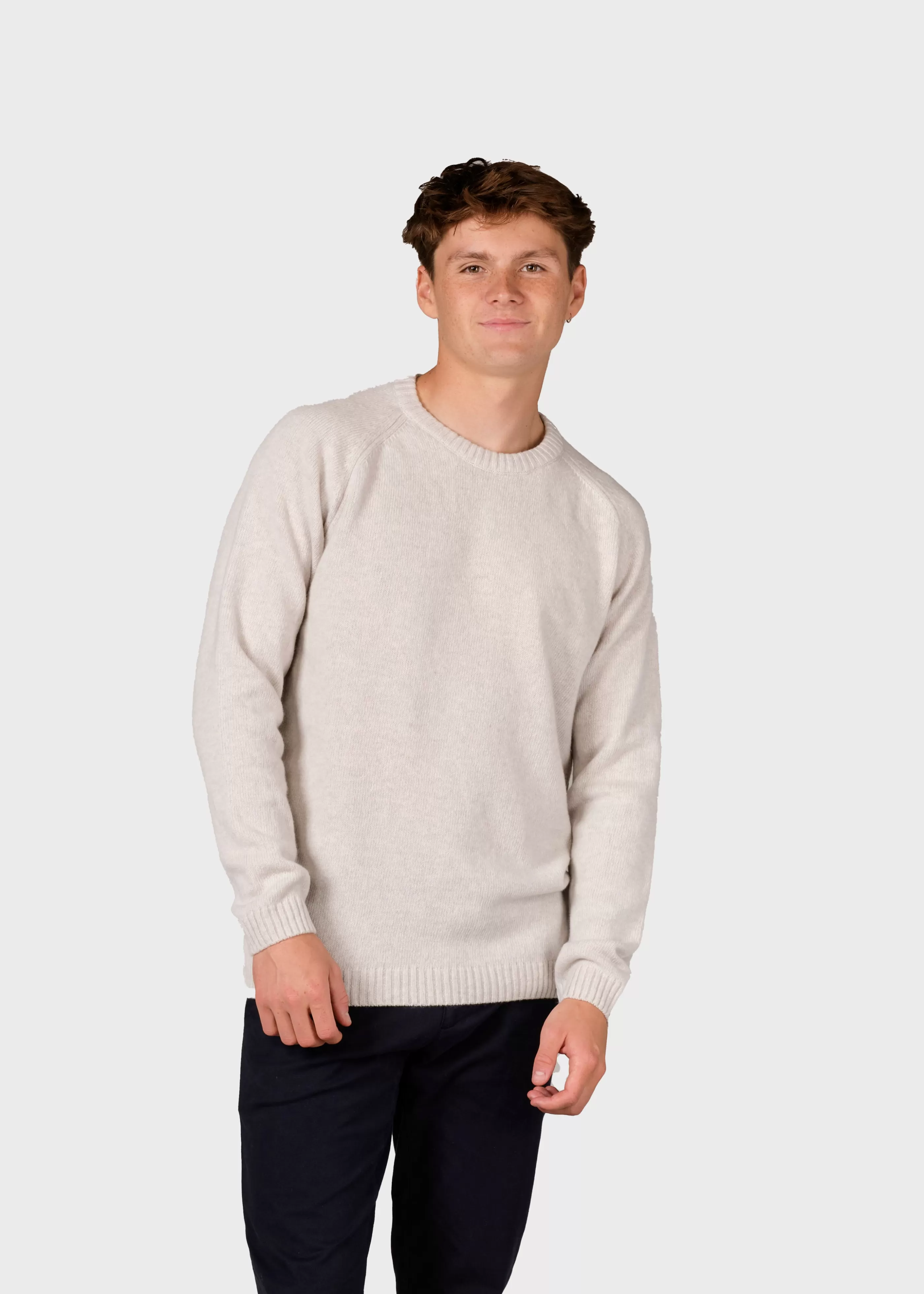 Klitmoller Collective Ole knit - Pastel grey- Strick