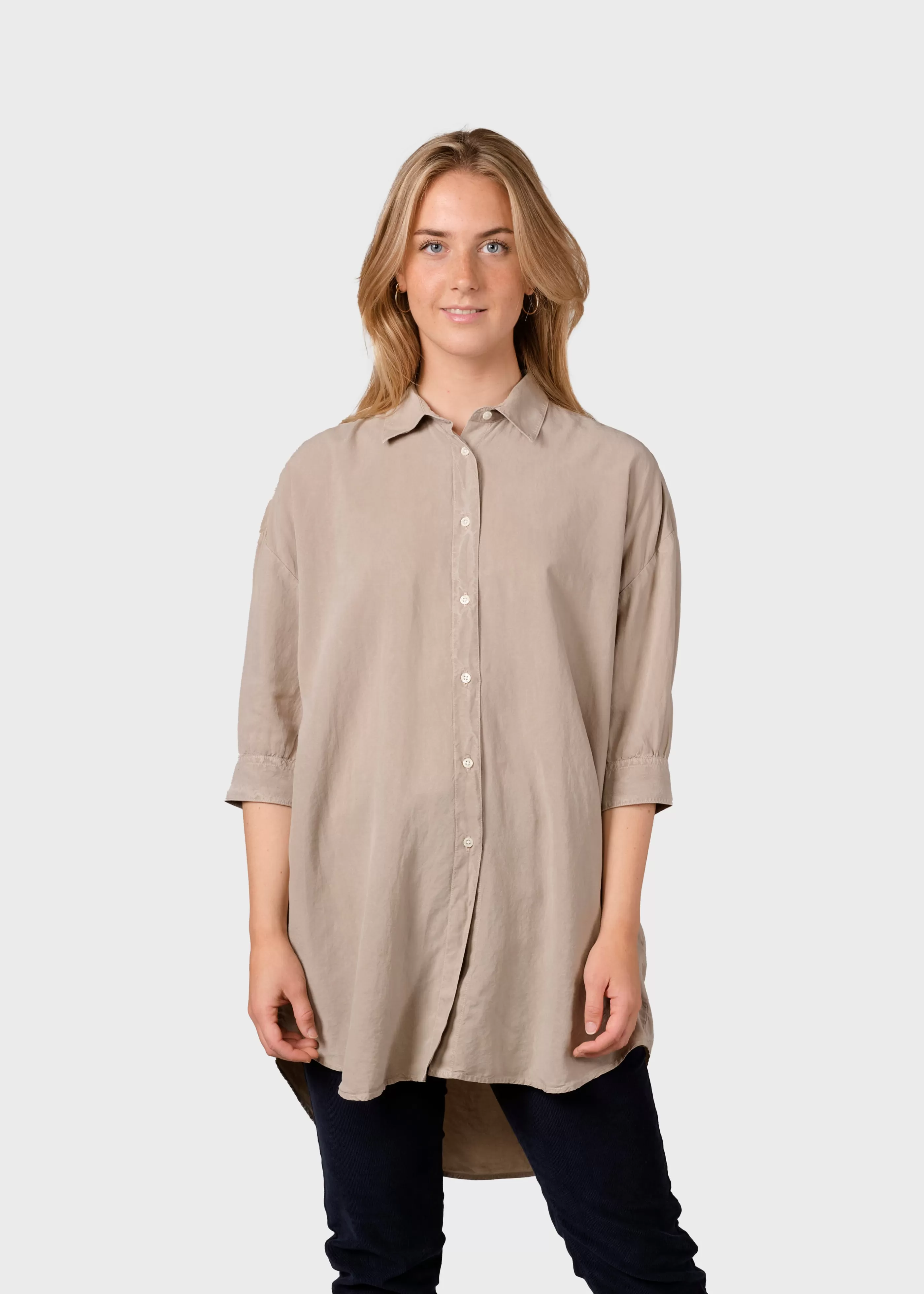 Klitmoller Collective Oline shirt - Sand- Hemden