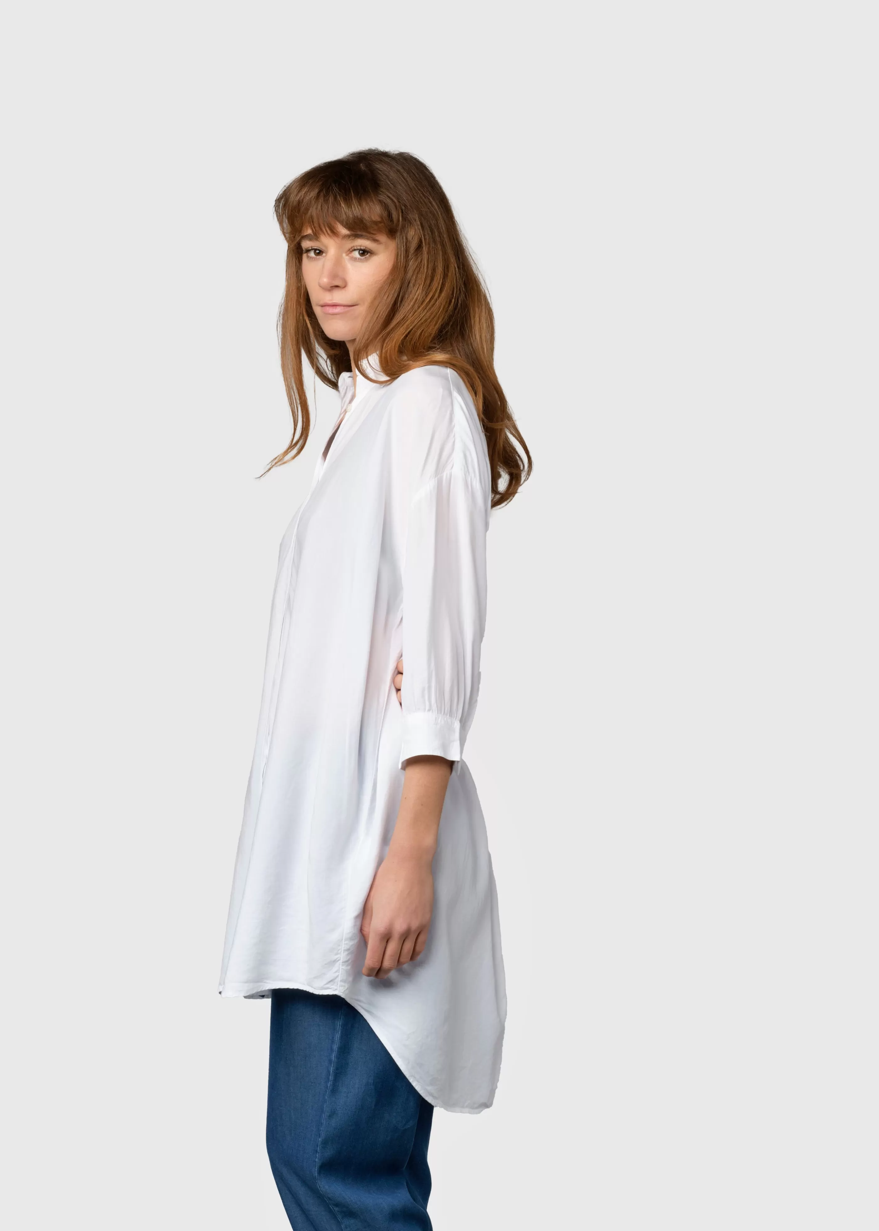 Klitmoller Collective Oline shirt - White- Hemden