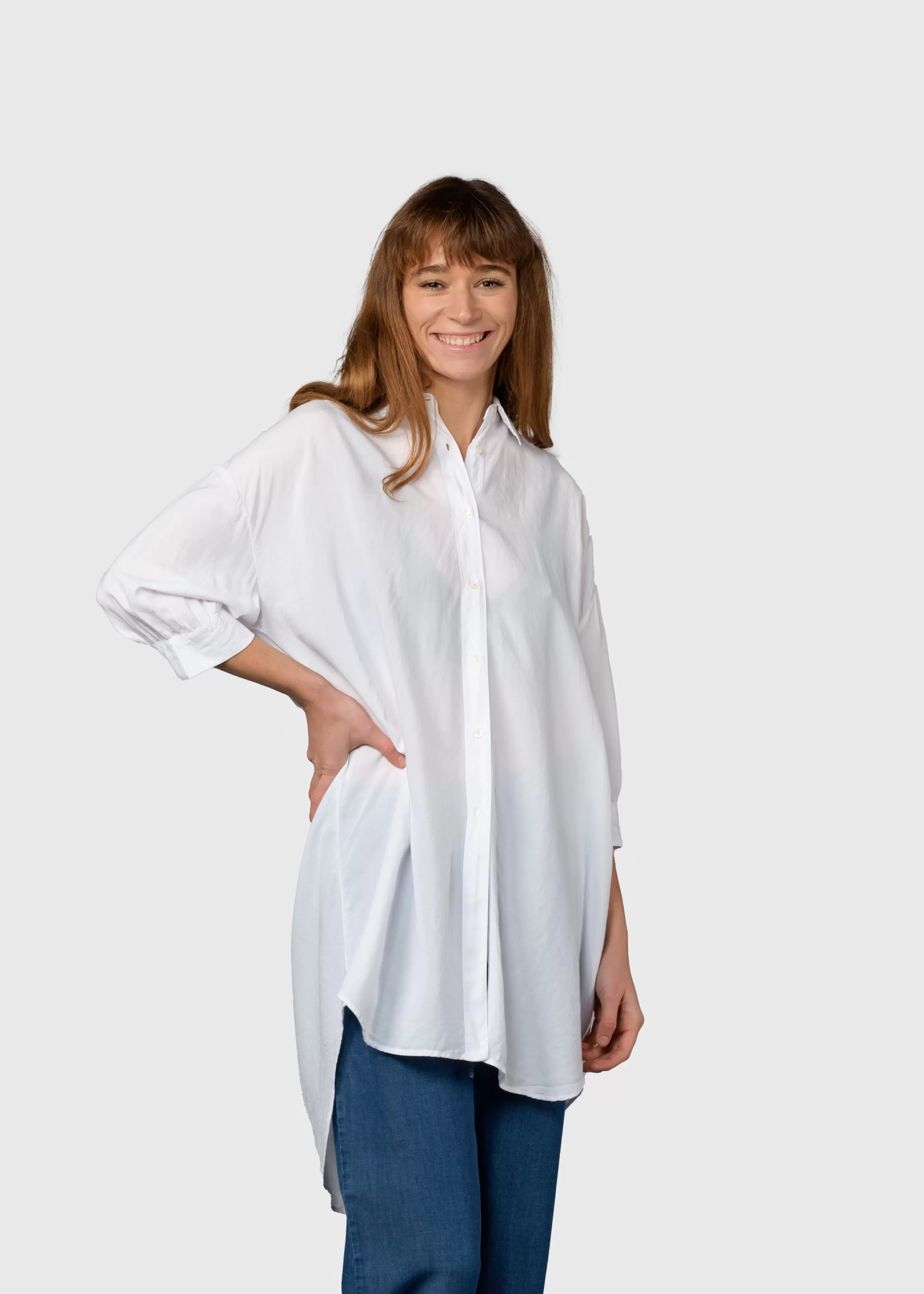 Klitmoller Collective Oline shirt - White- Hemden