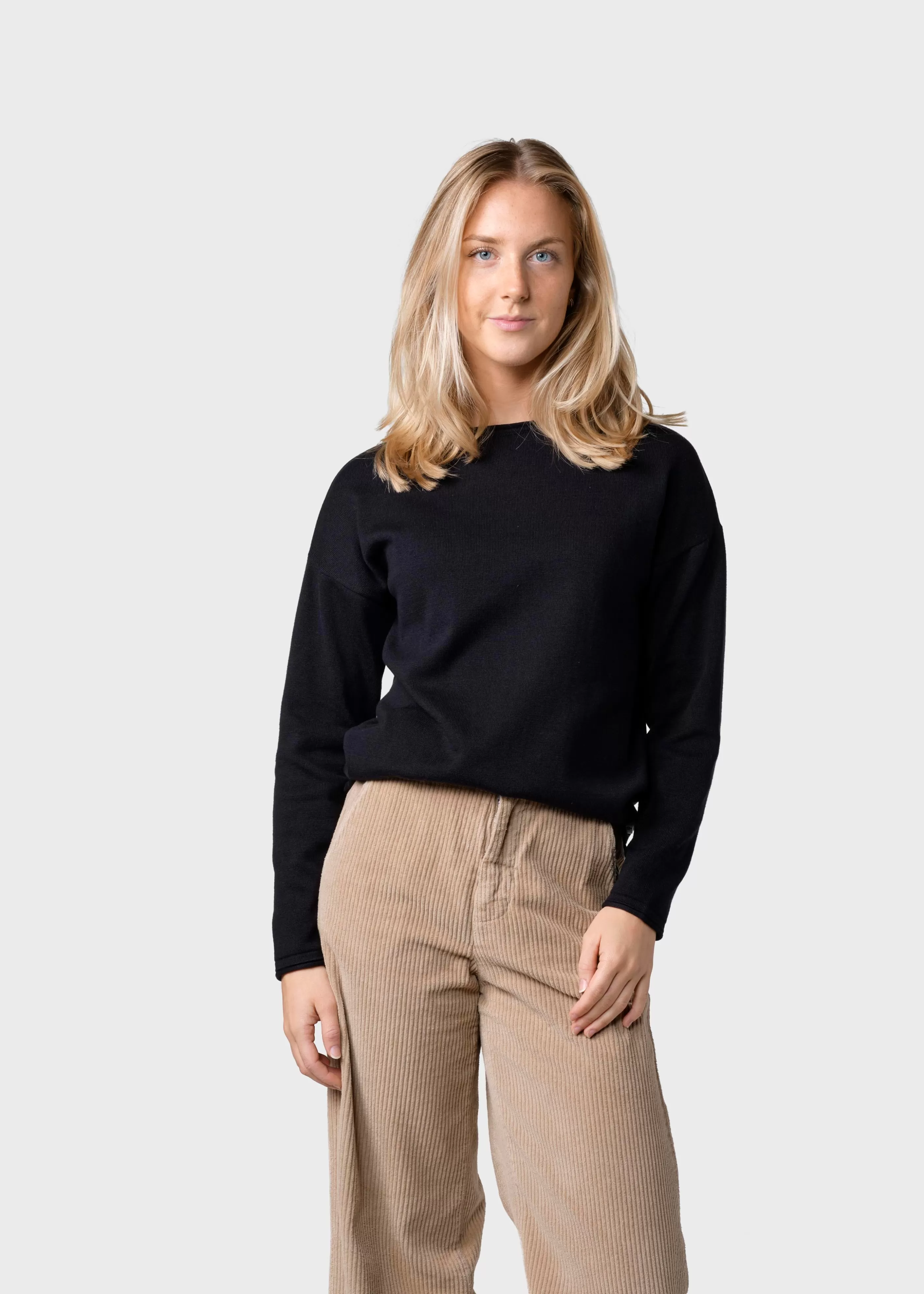 Klitmoller Collective Patricia knit - Black- Bio-Baumwolle