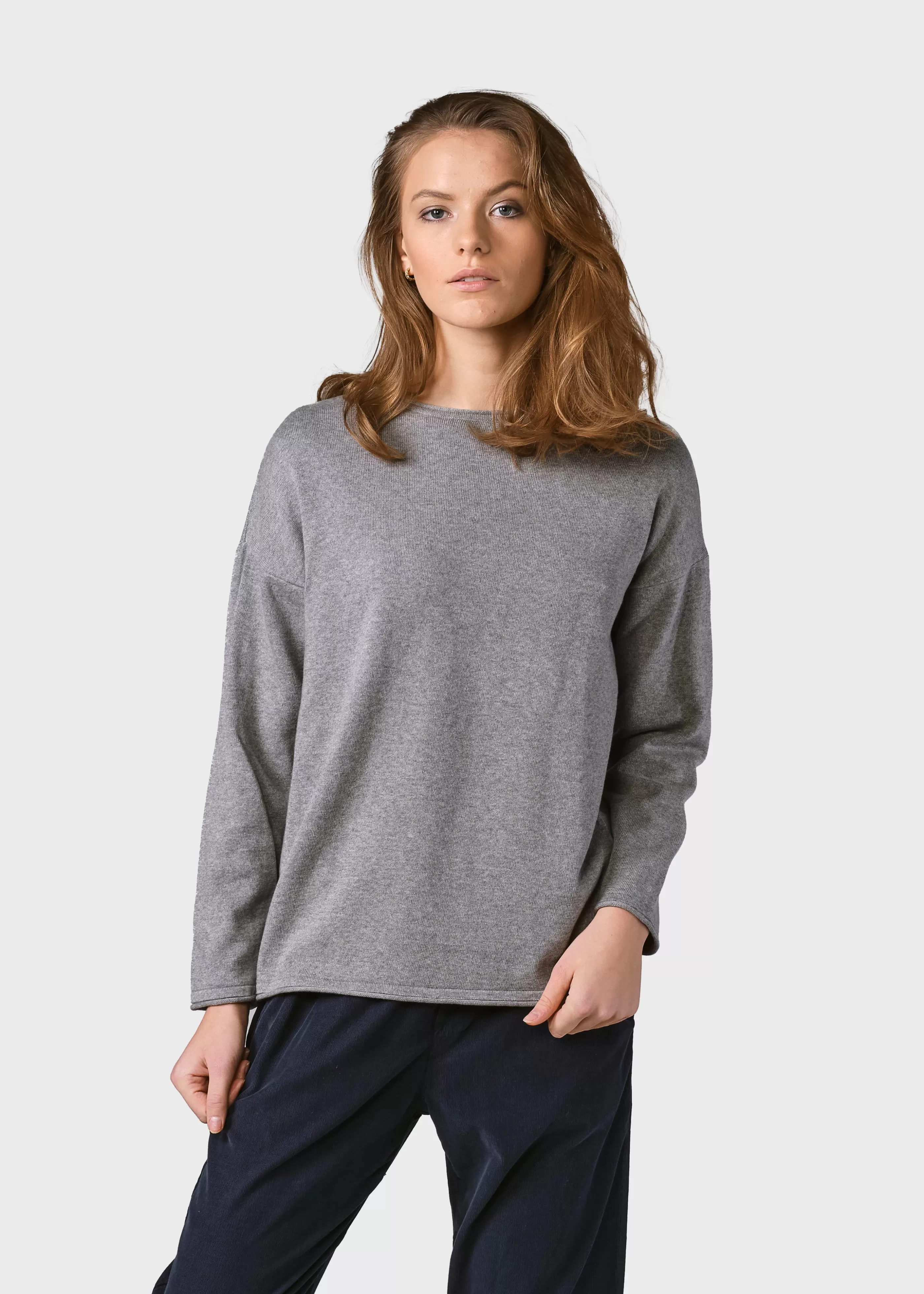 Klitmoller Collective Patricia knit - Light grey- Strick