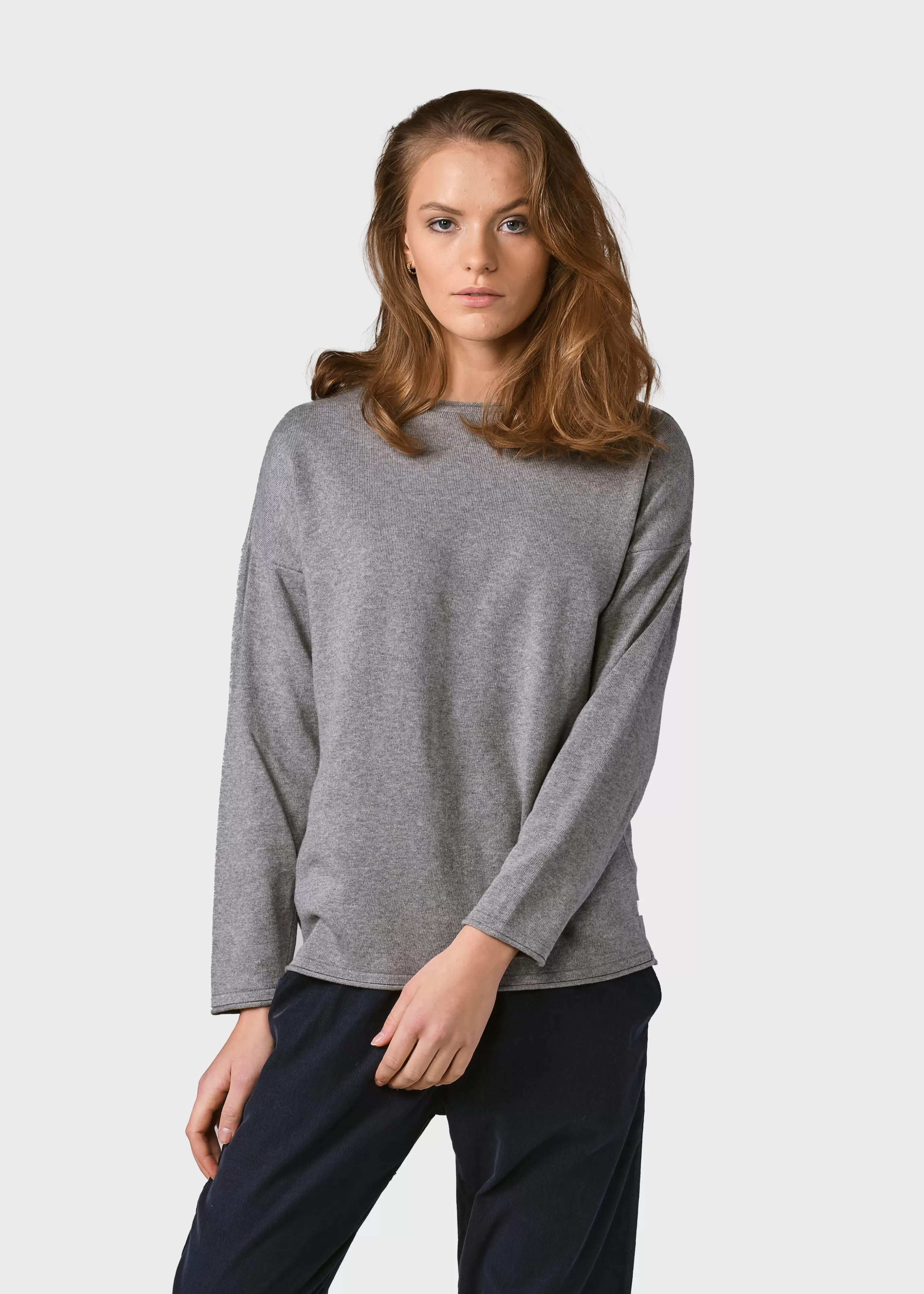 Klitmoller Collective Patricia knit - Light grey- Strick