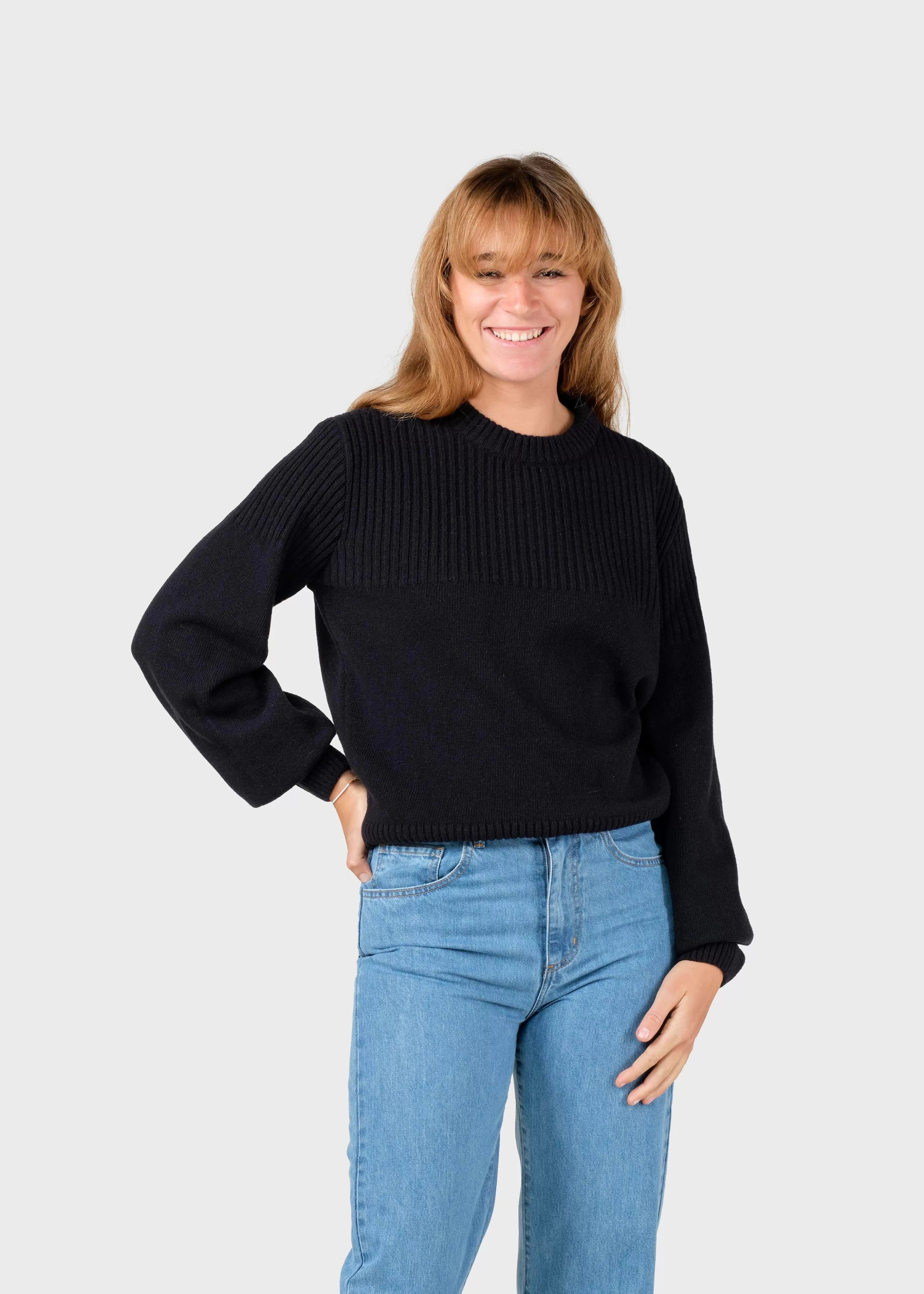 Klitmoller Collective Rachel knit - Black- Strick