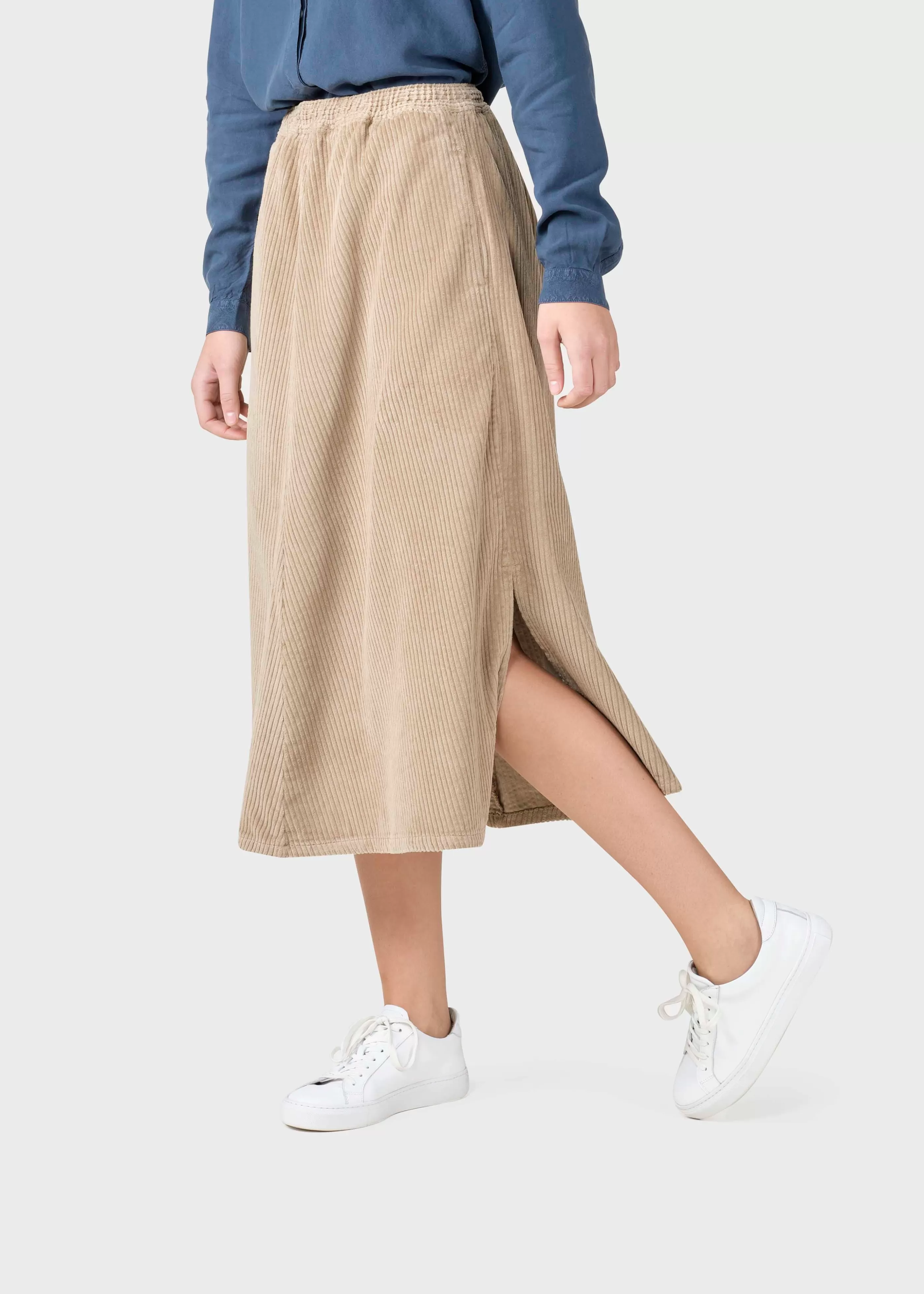 Klitmoller Collective Ramona cord skirt - Sand- Röcke