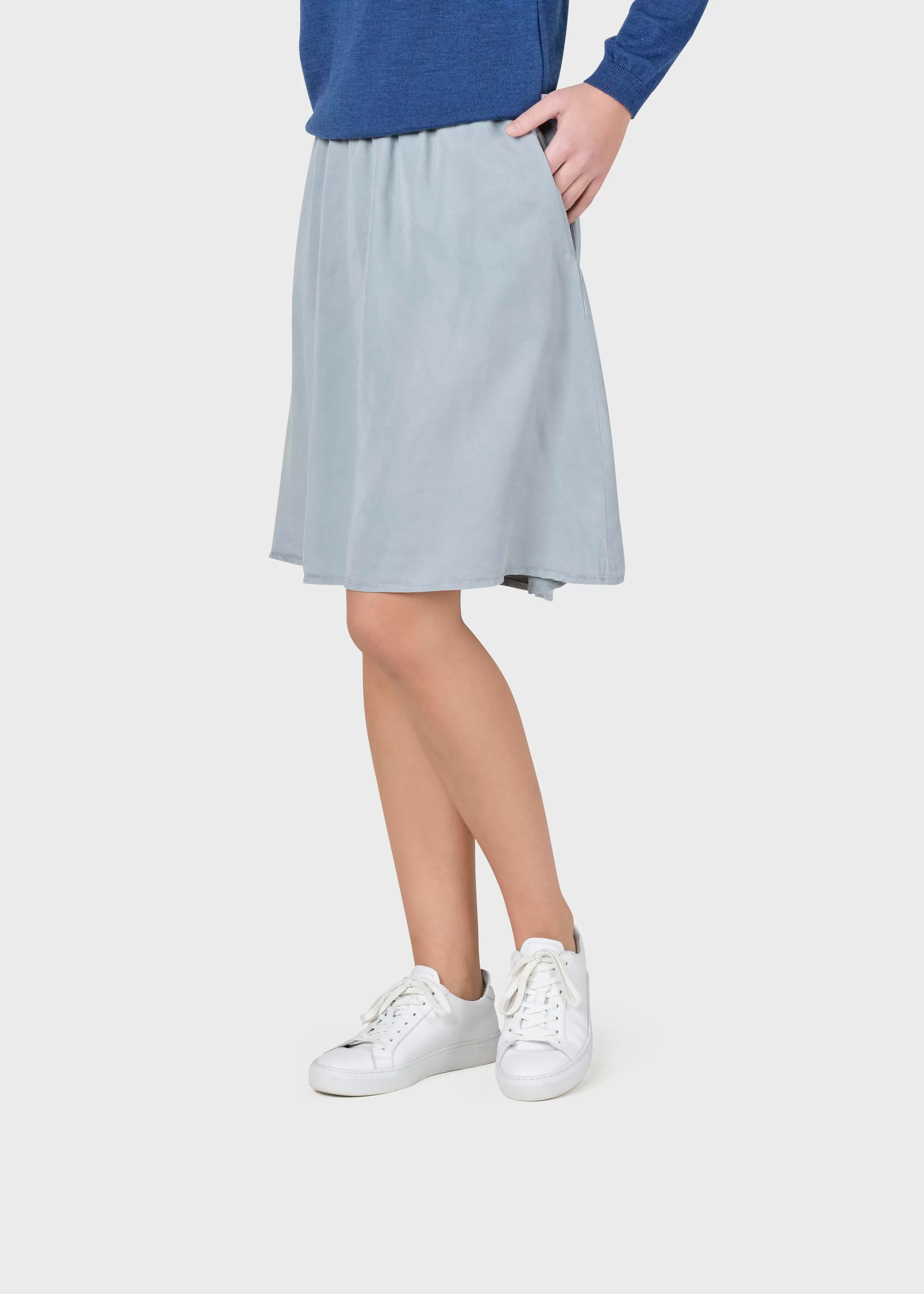 Klitmoller Collective Ramona short skirt - Pastel grey- Röcke