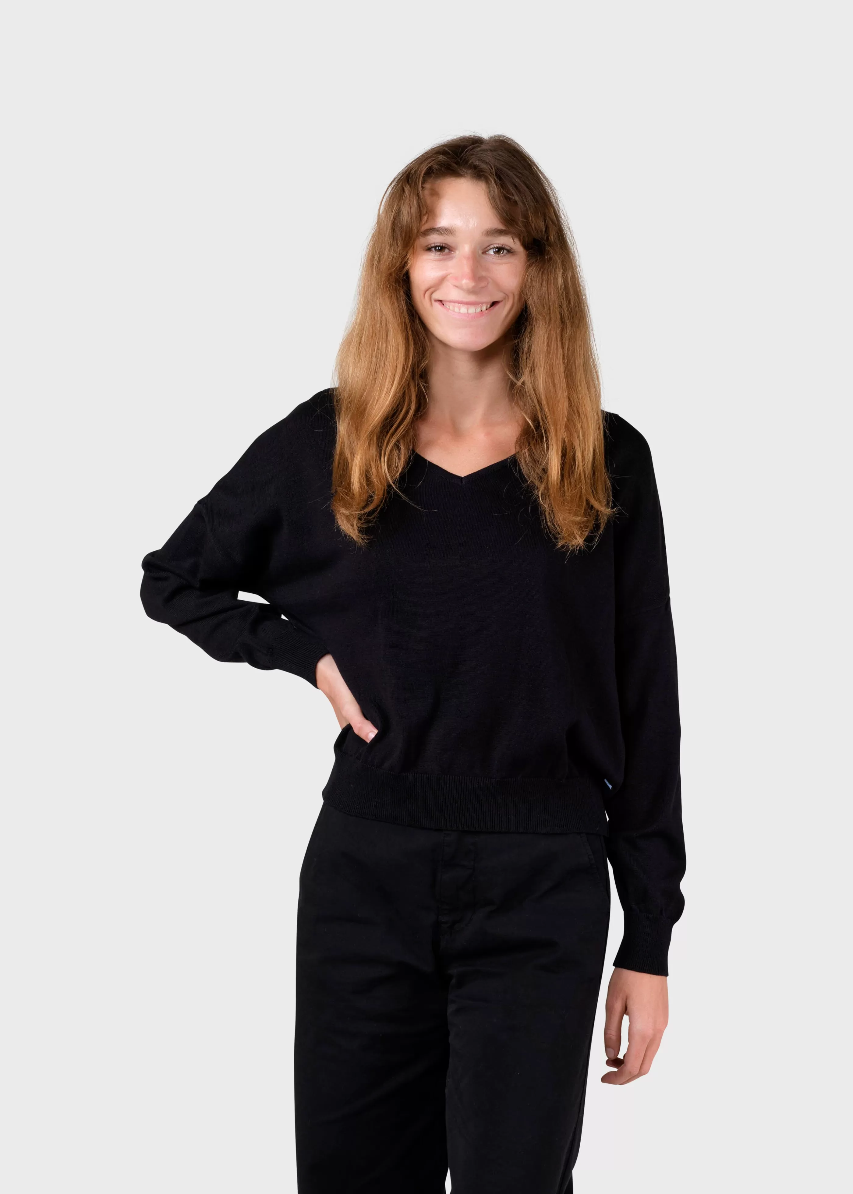 Klitmoller Collective Randi knit - Black- Strick