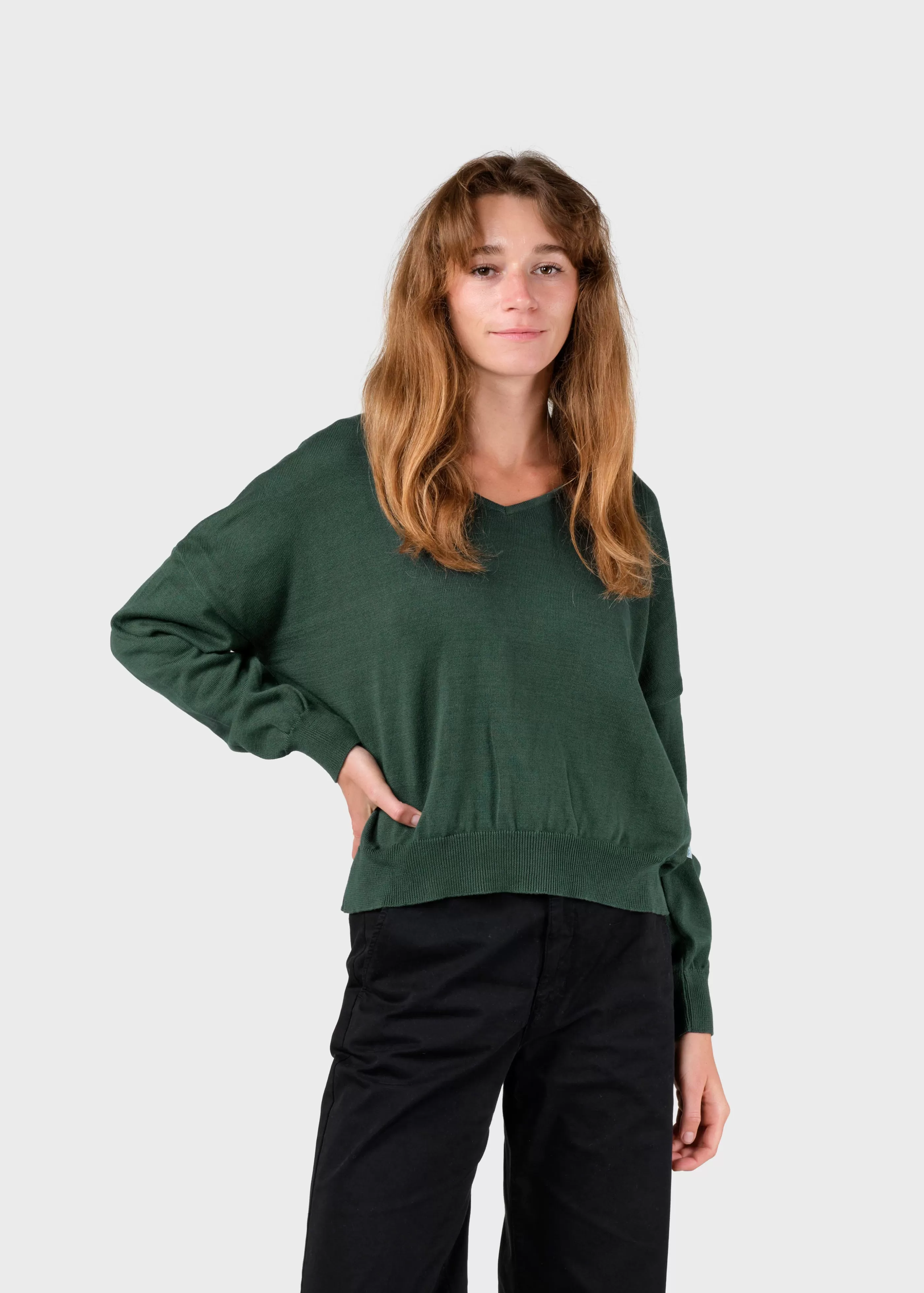 Klitmoller Collective Randi knit - Moss Green- Strick