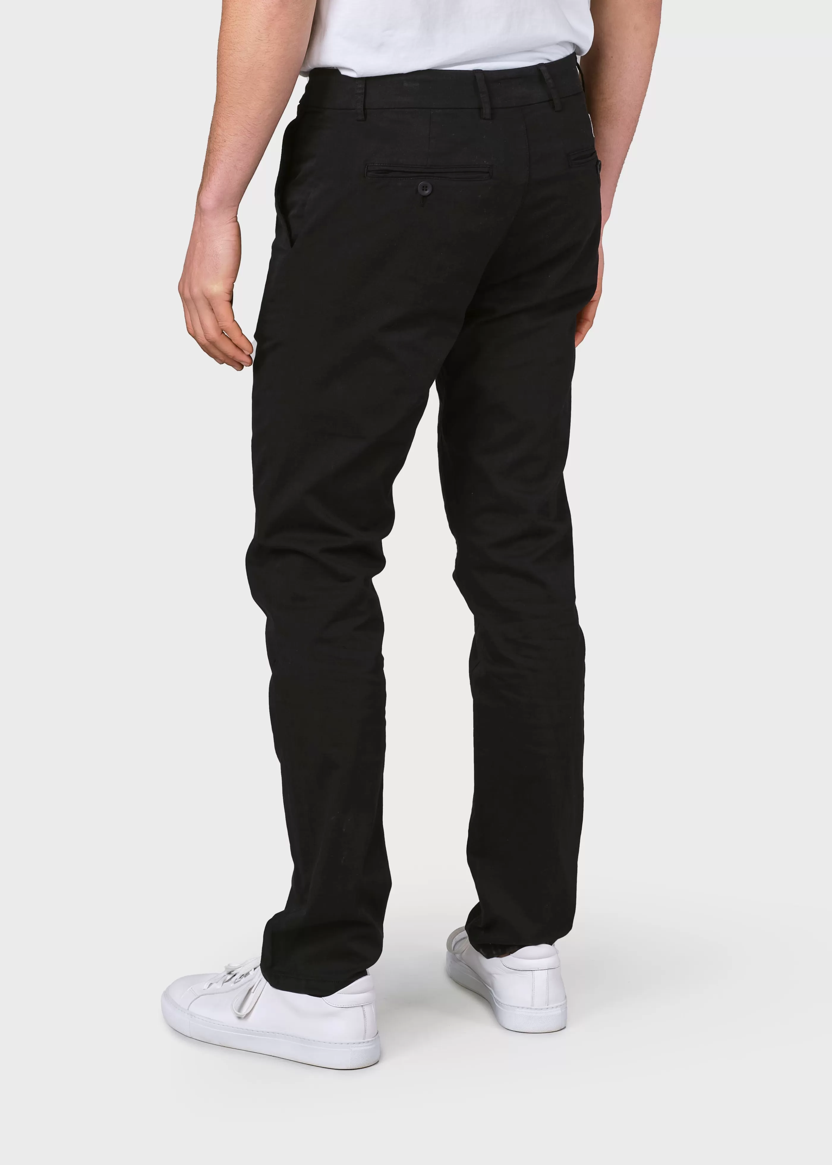 Klitmoller Collective Ras twill chino - Black- Hosen