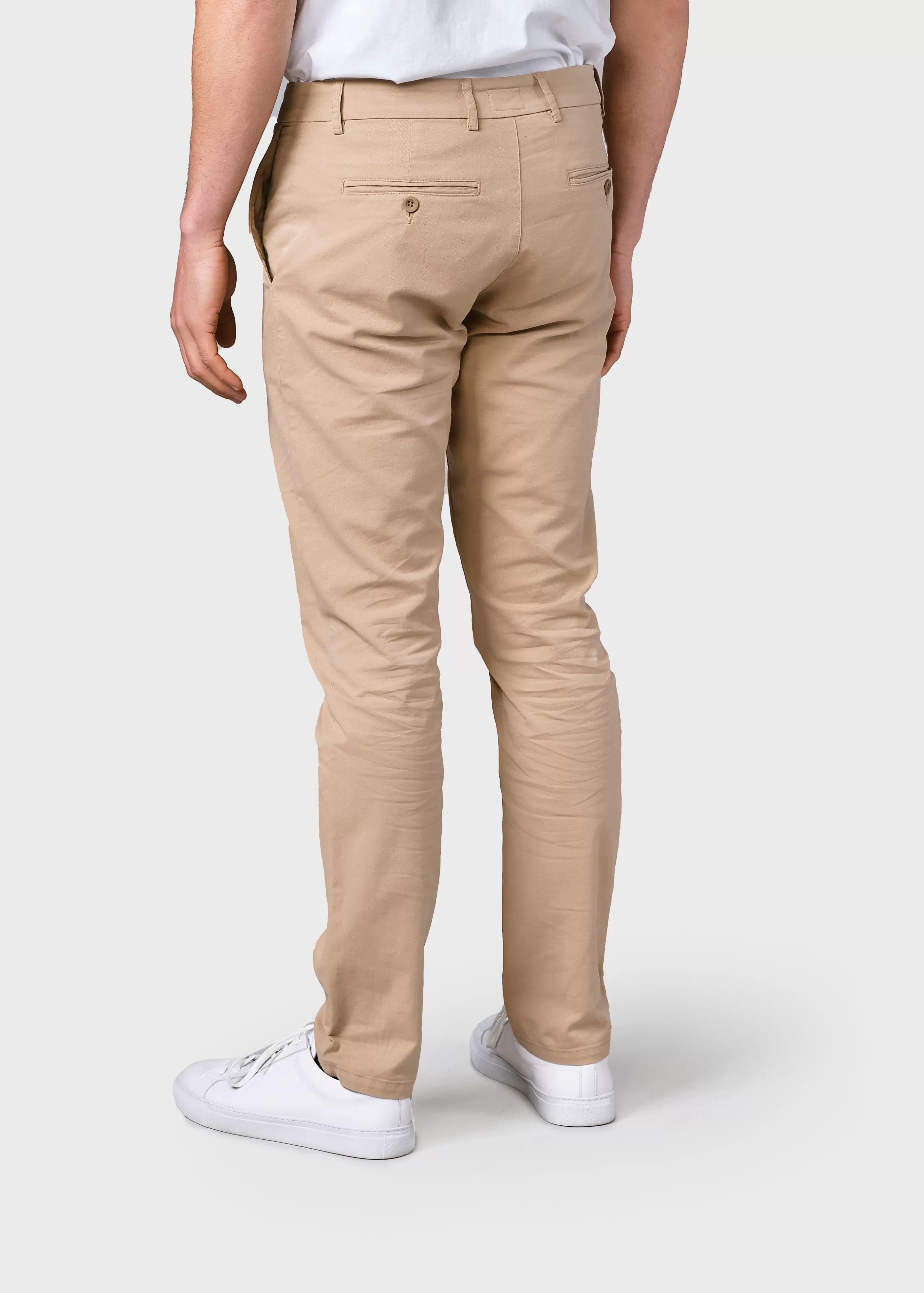 Klitmoller Collective Ras twill chino - Sand- Hosen