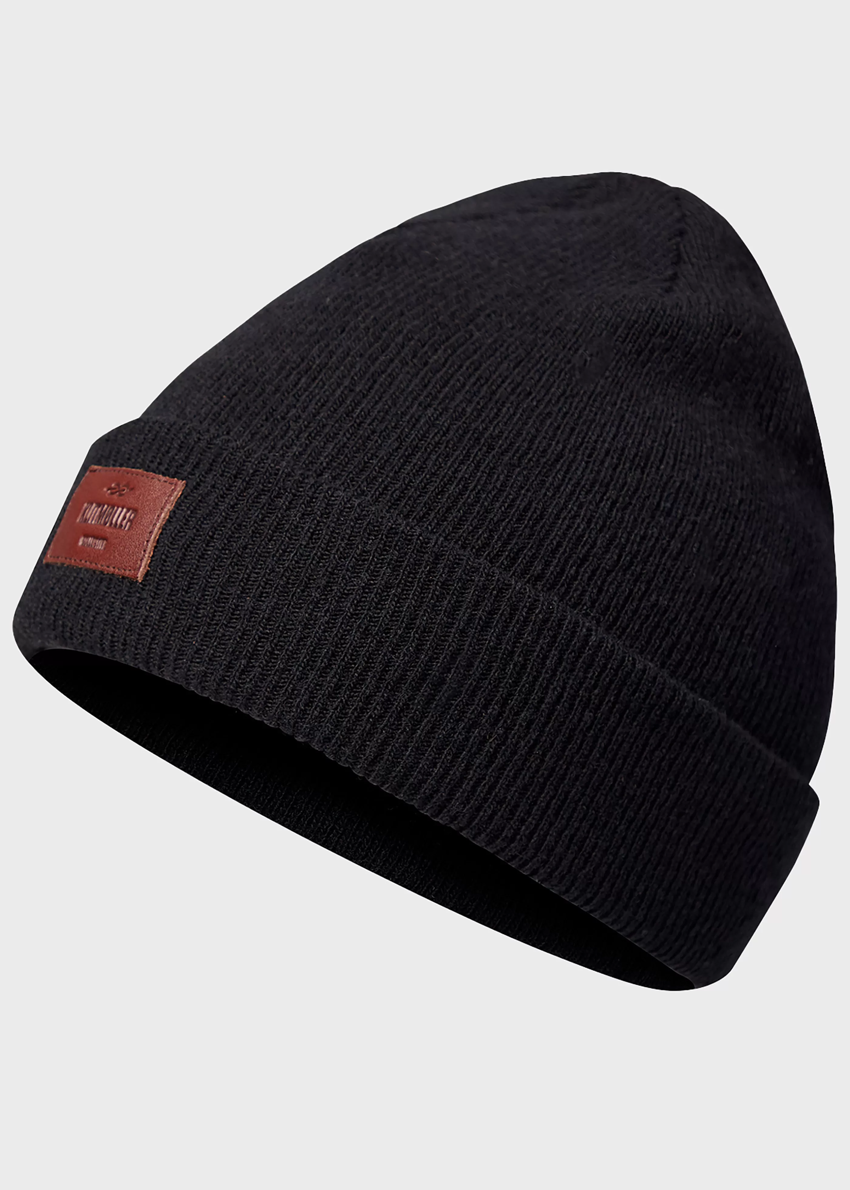 Klitmoller Collective Rib beanie - Black- Accessories