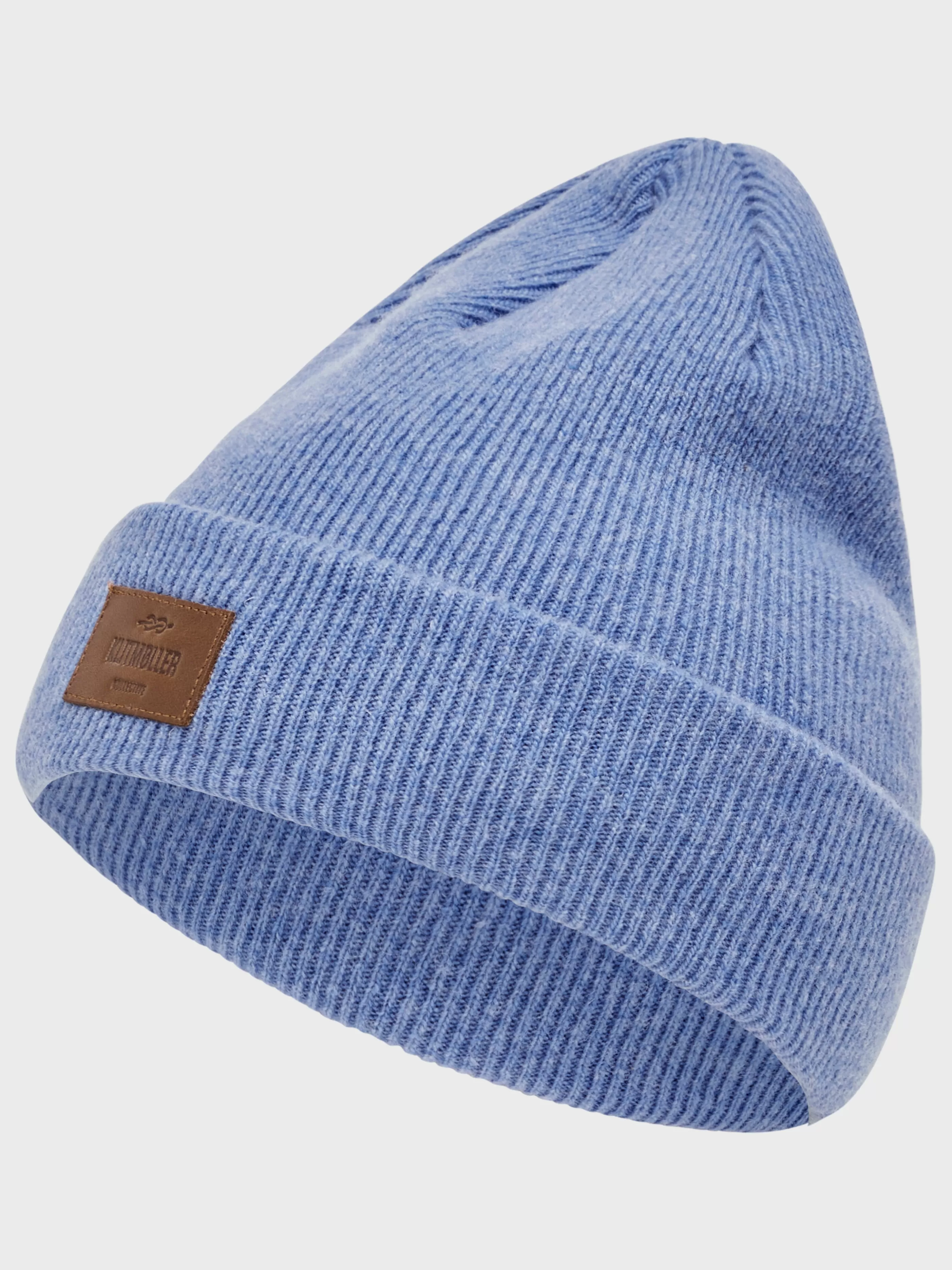 Klitmoller Collective Rib beanie - Light blue- Accessories