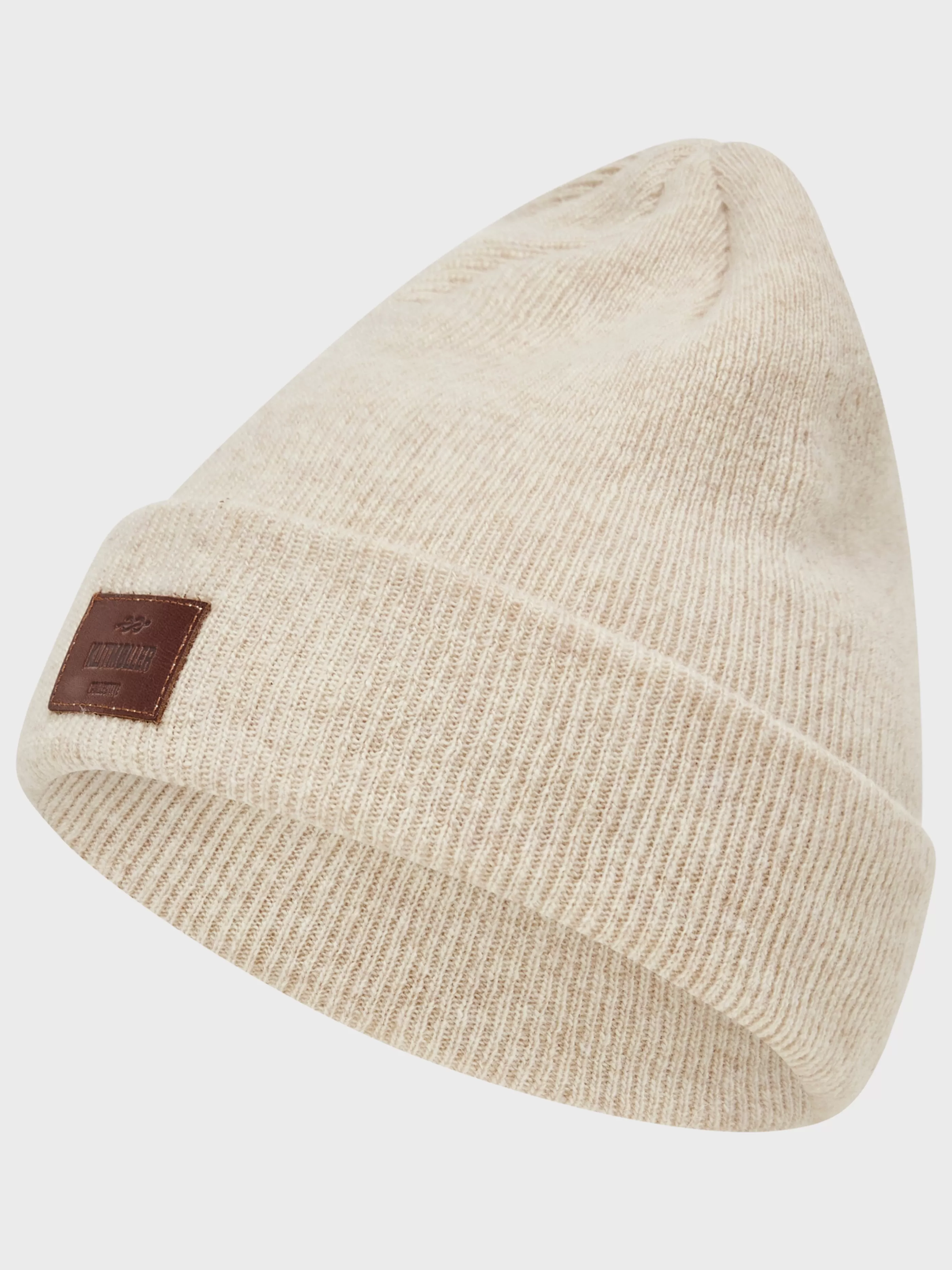 Klitmoller Collective Rib beanie - Pastel sand- Accessories