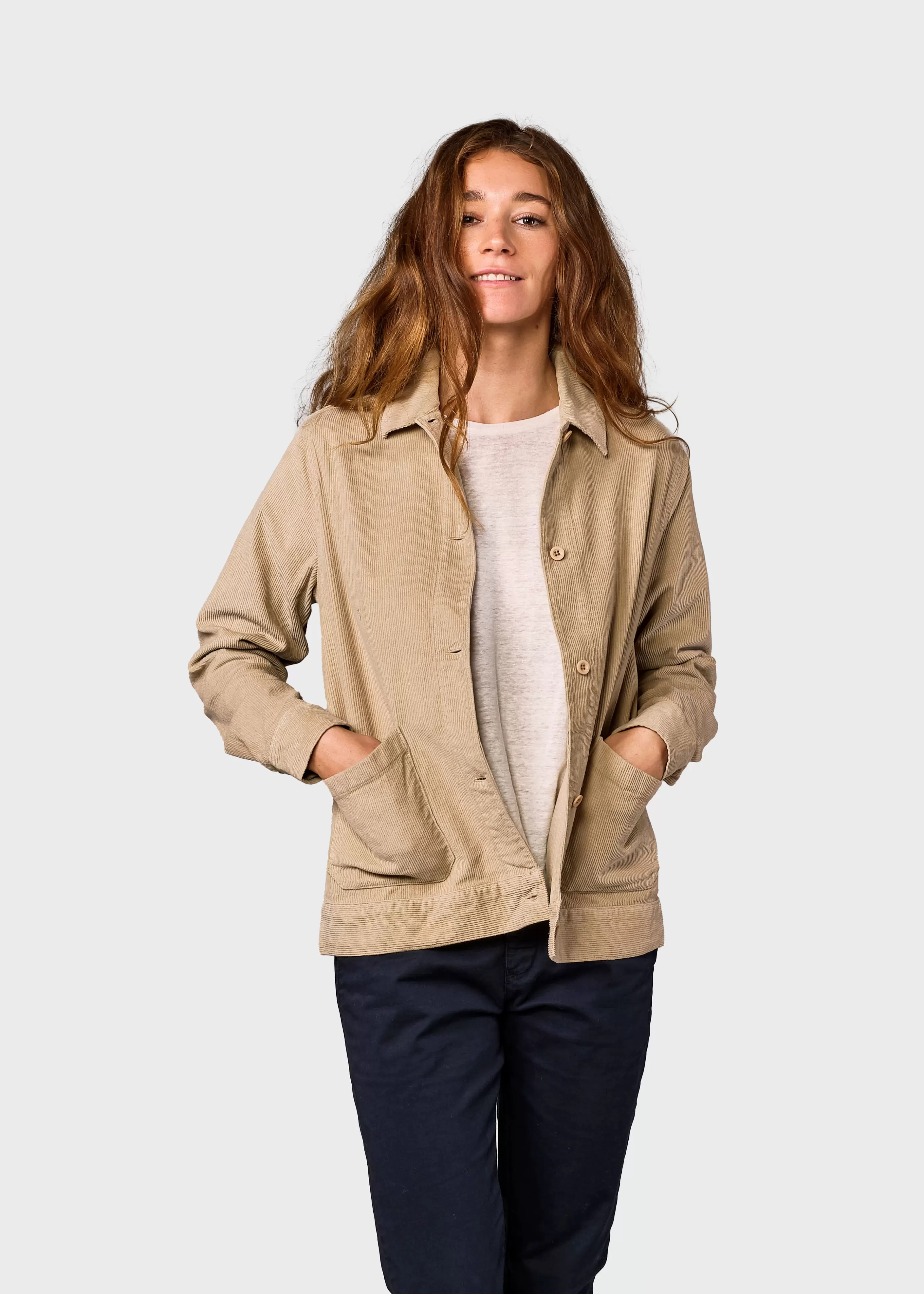 Klitmoller Collective Rita corduroy jacket - Sand- Jacken