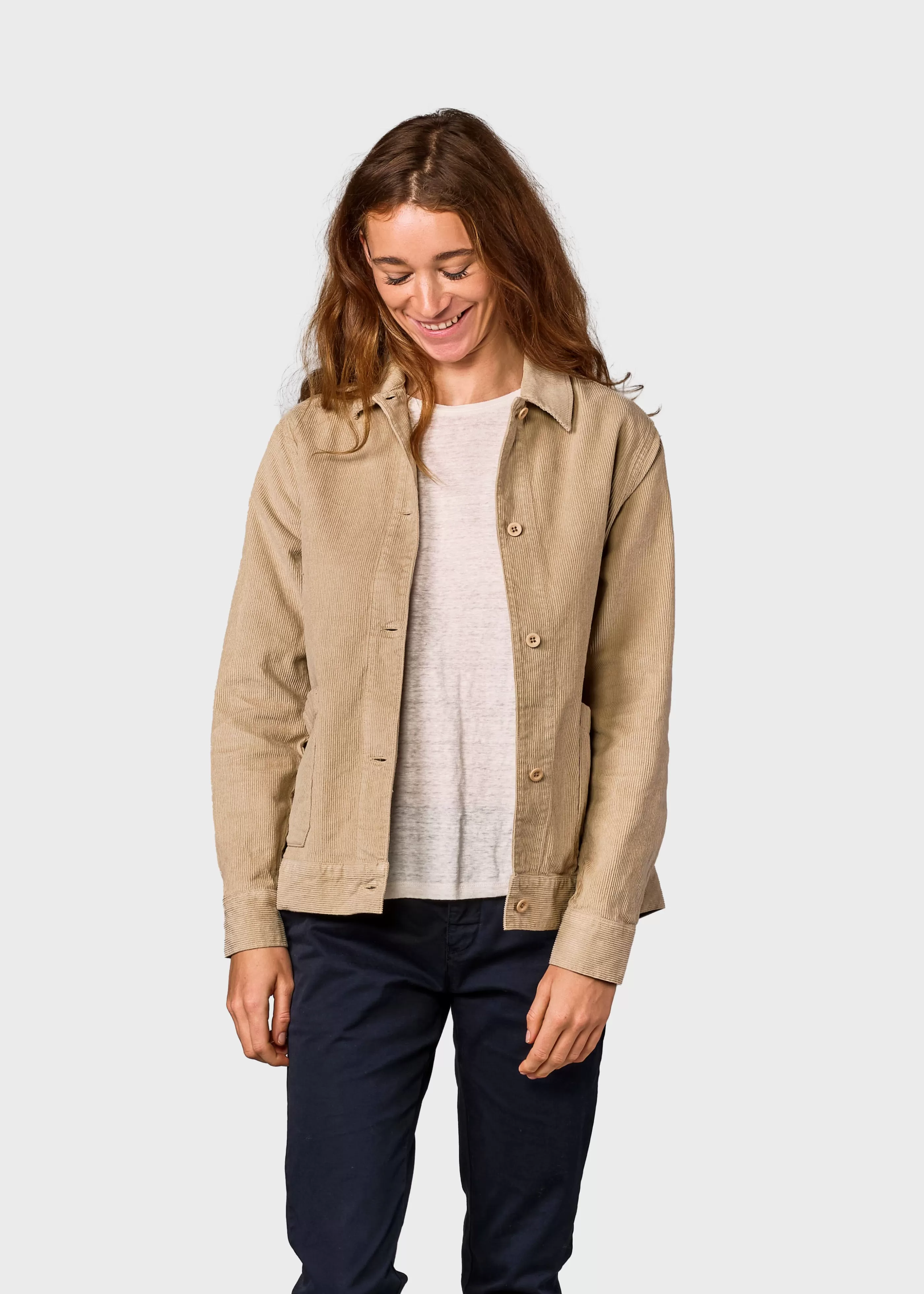 Klitmoller Collective Rita corduroy jacket - Sand- Jacken