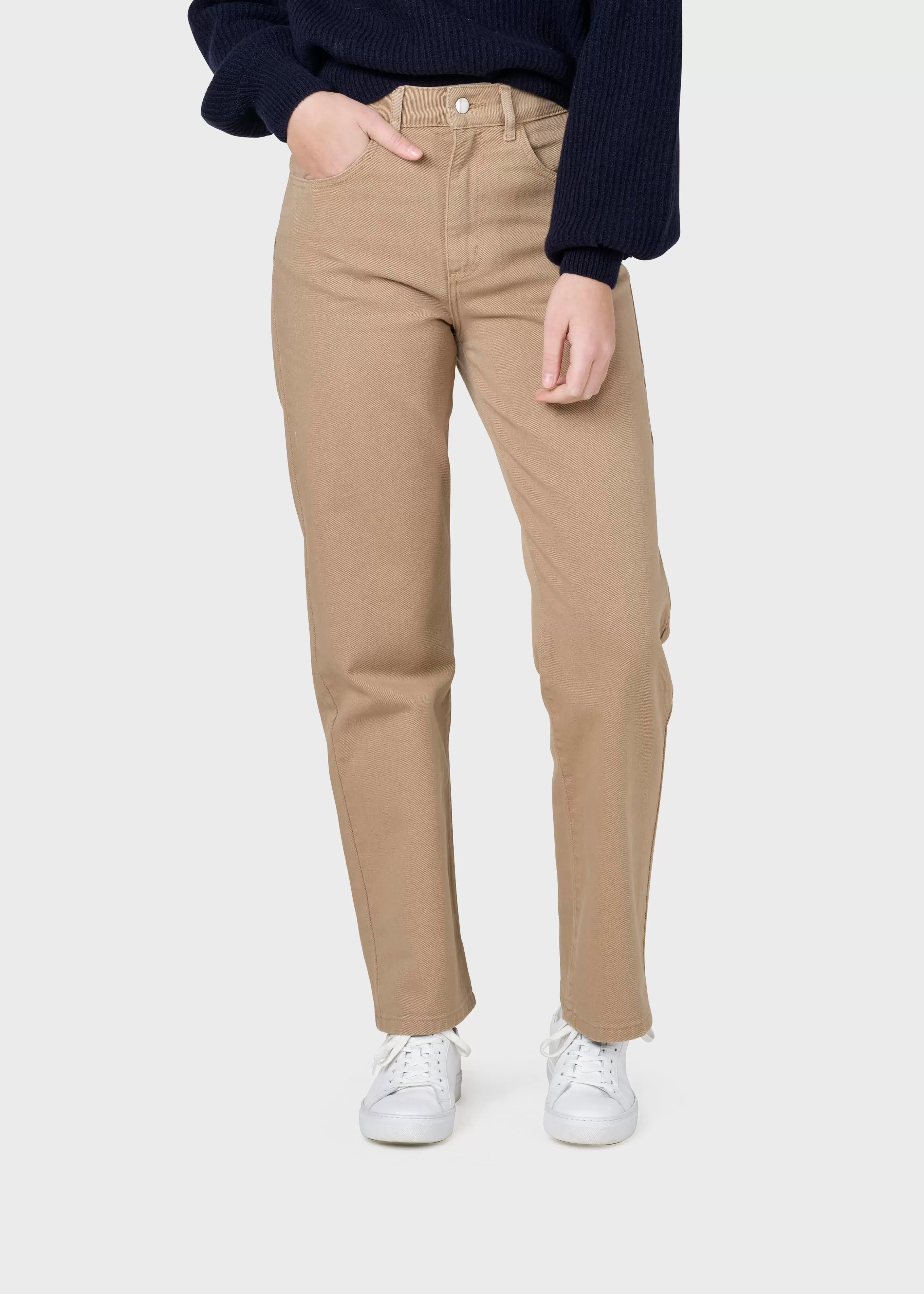 Klitmoller Collective Rubi denim pant - Sand- Hosen