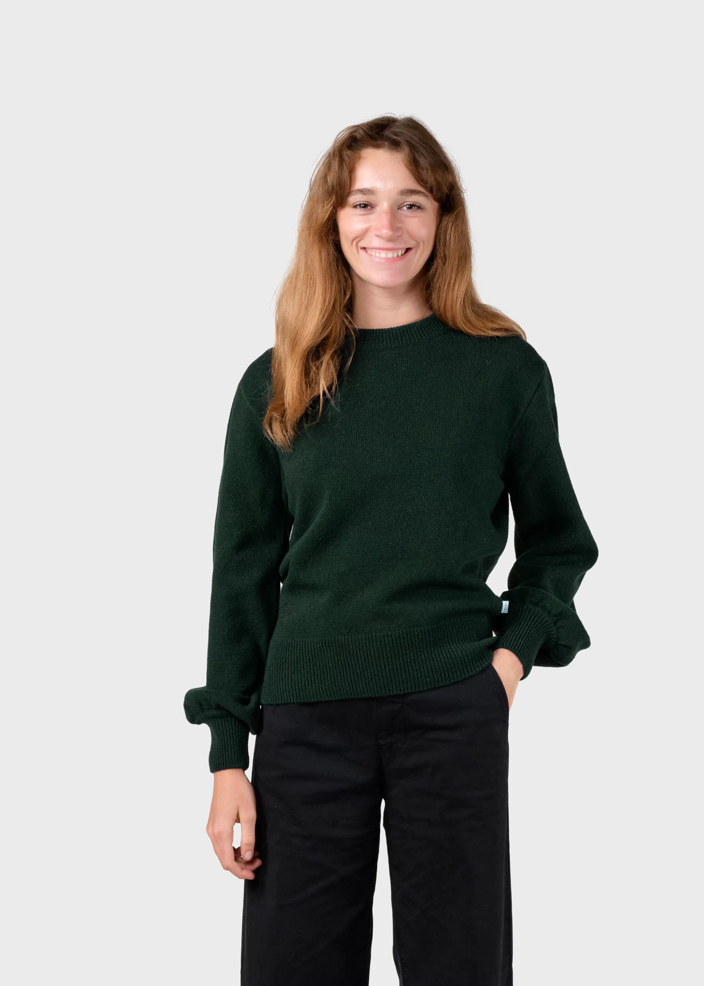 Klitmoller Collective Sabine knit - Moss Green- Recycelte Wolle