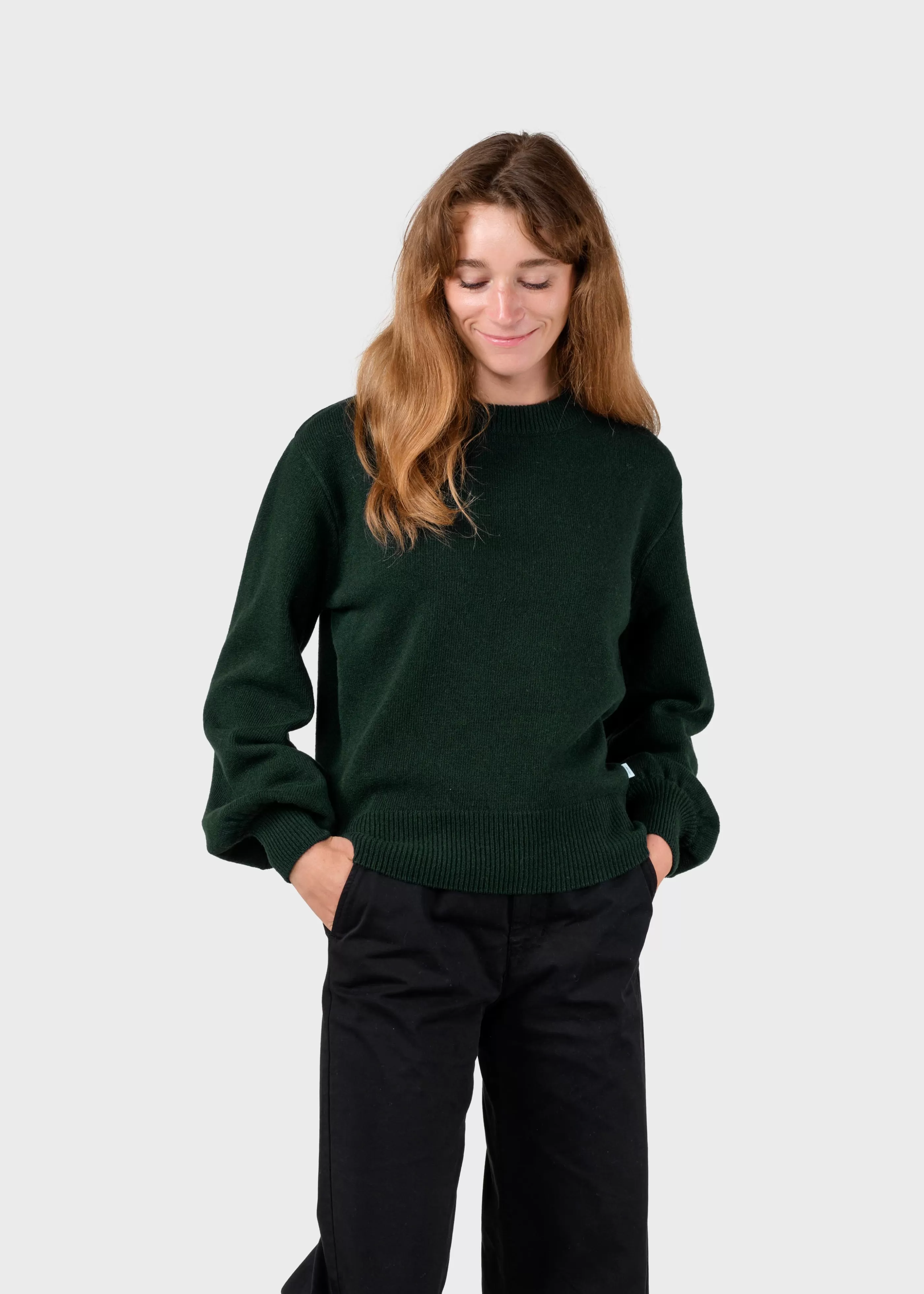 Klitmoller Collective Sabine knit - Moss Green- Recycelte Wolle