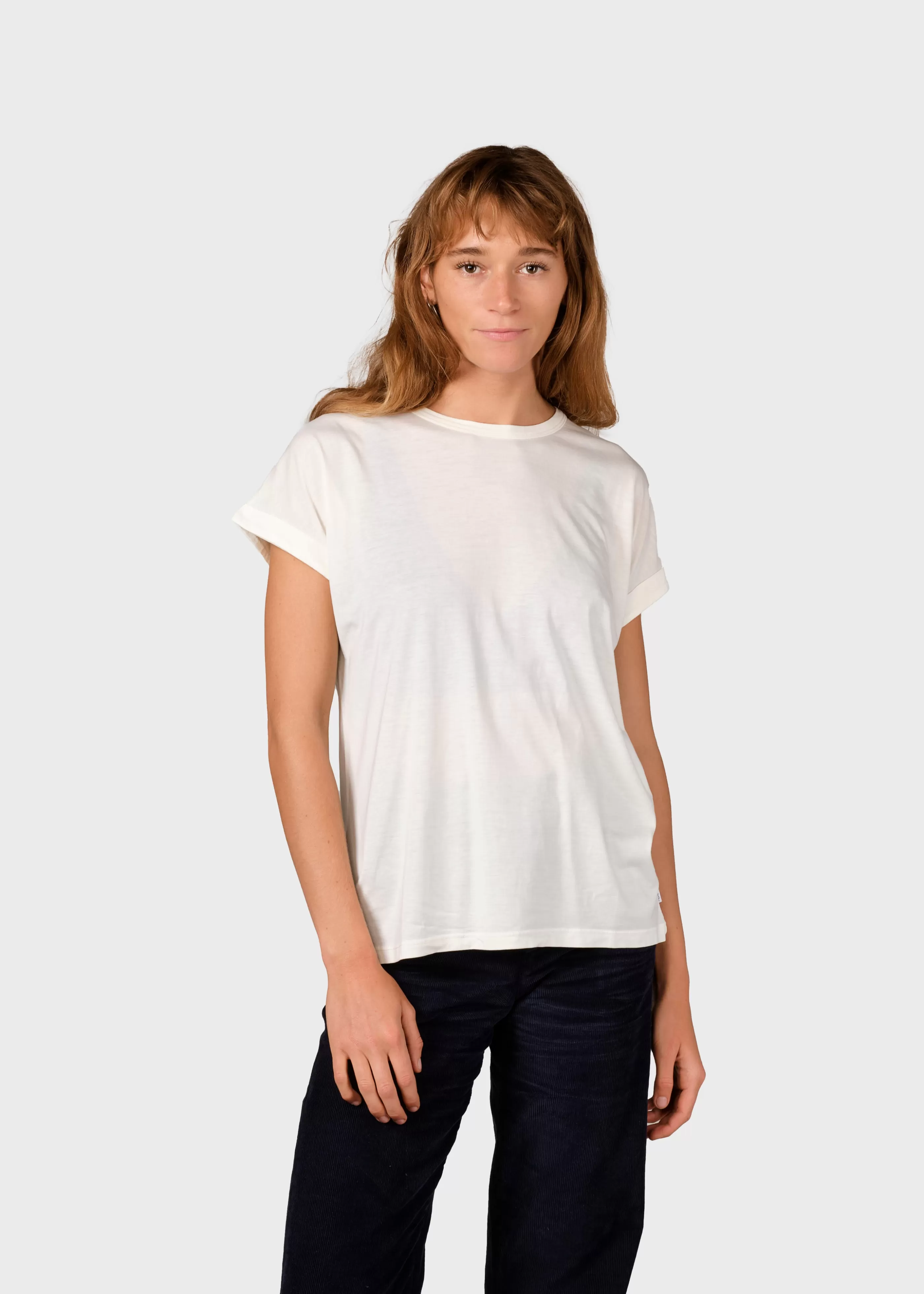 Klitmoller Collective Sigrid tee - Cream- T-shirts