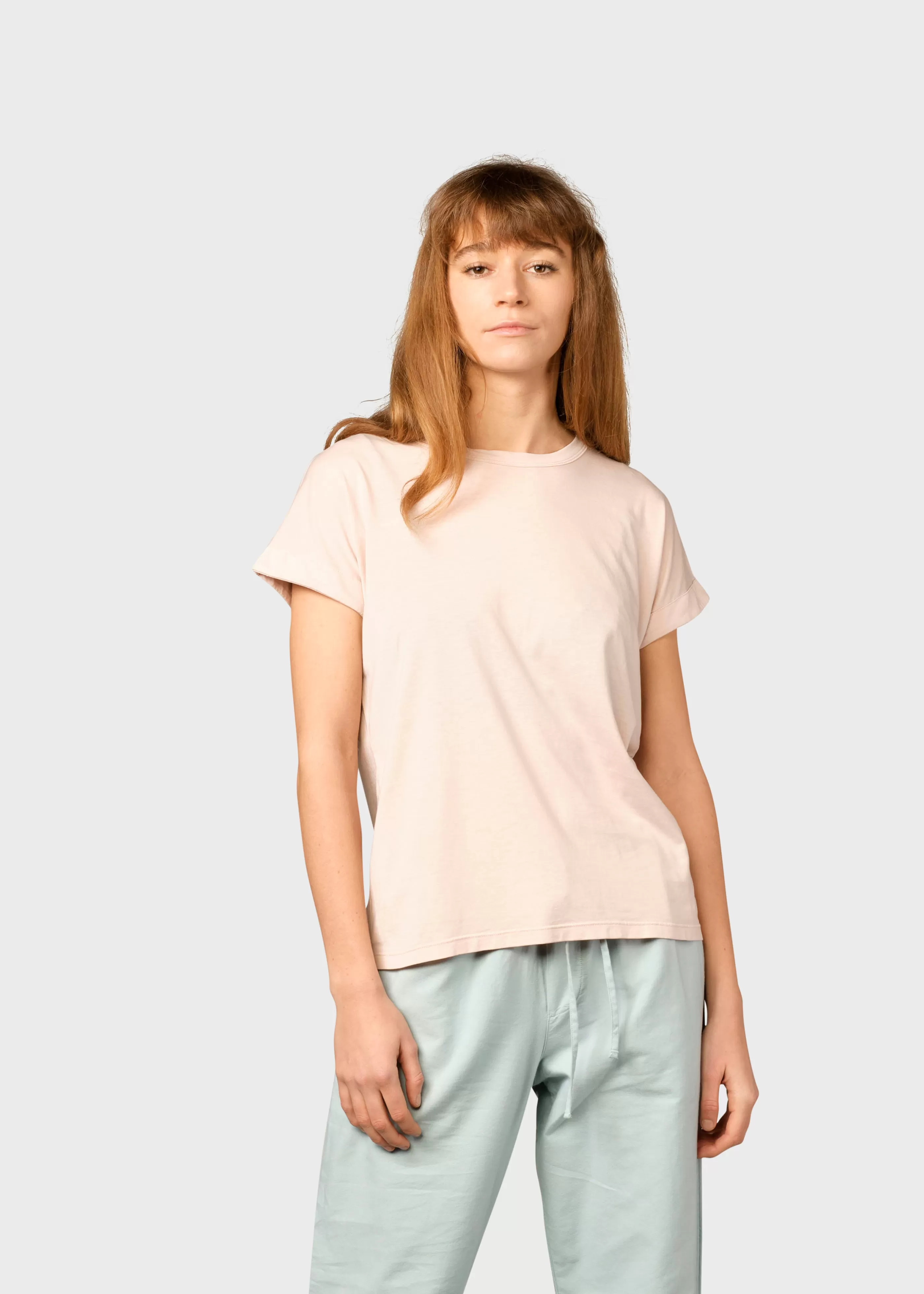 Klitmoller Collective Sigrid tee - Rose- T-shirts