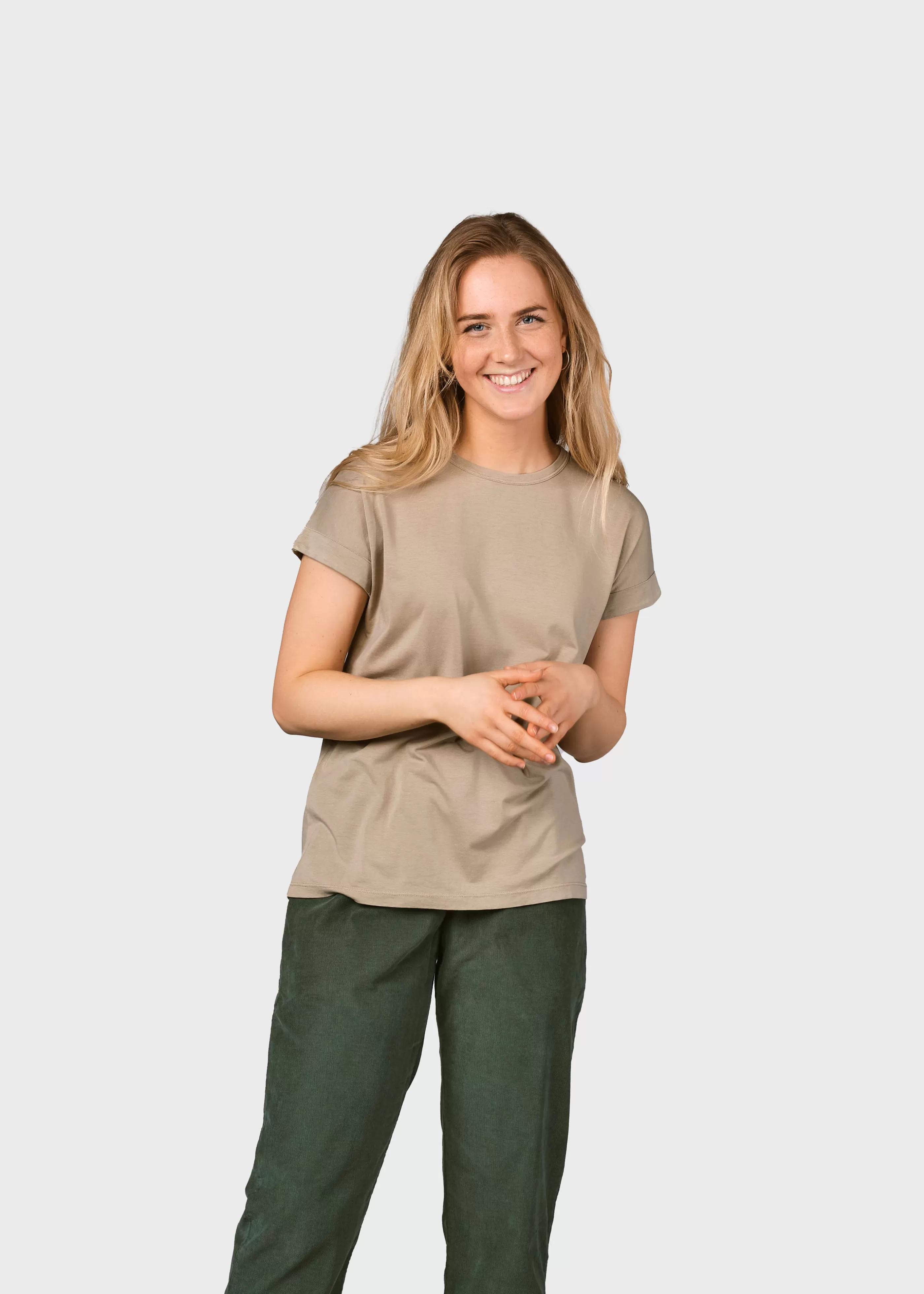 Klitmoller Collective Sigrid tee - Sand- T-shirts