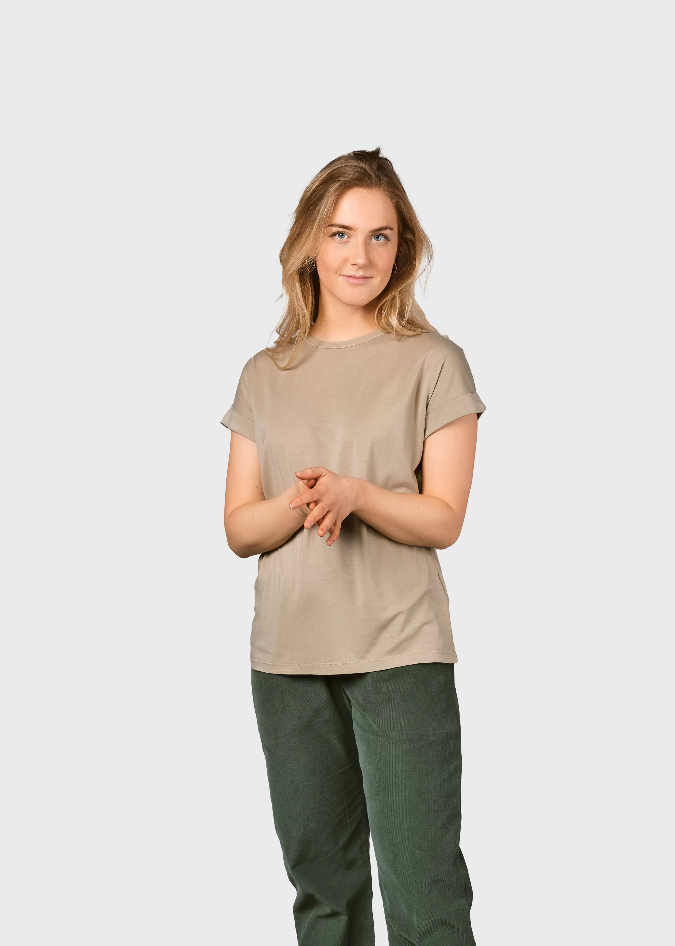 Klitmoller Collective Sigrid tee - Sand- T-shirts