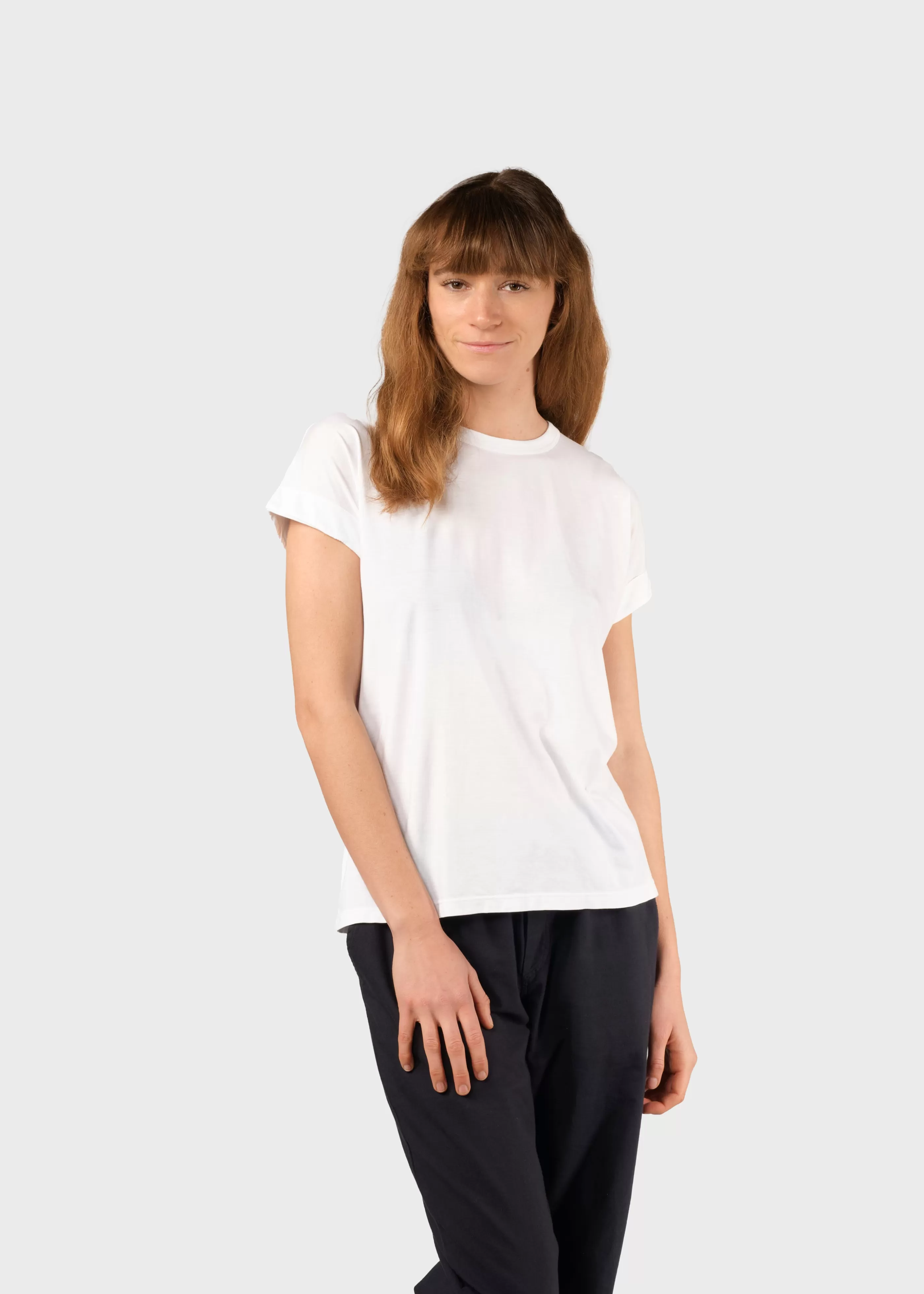 Klitmoller Collective Sigrid tee - White- T-shirts