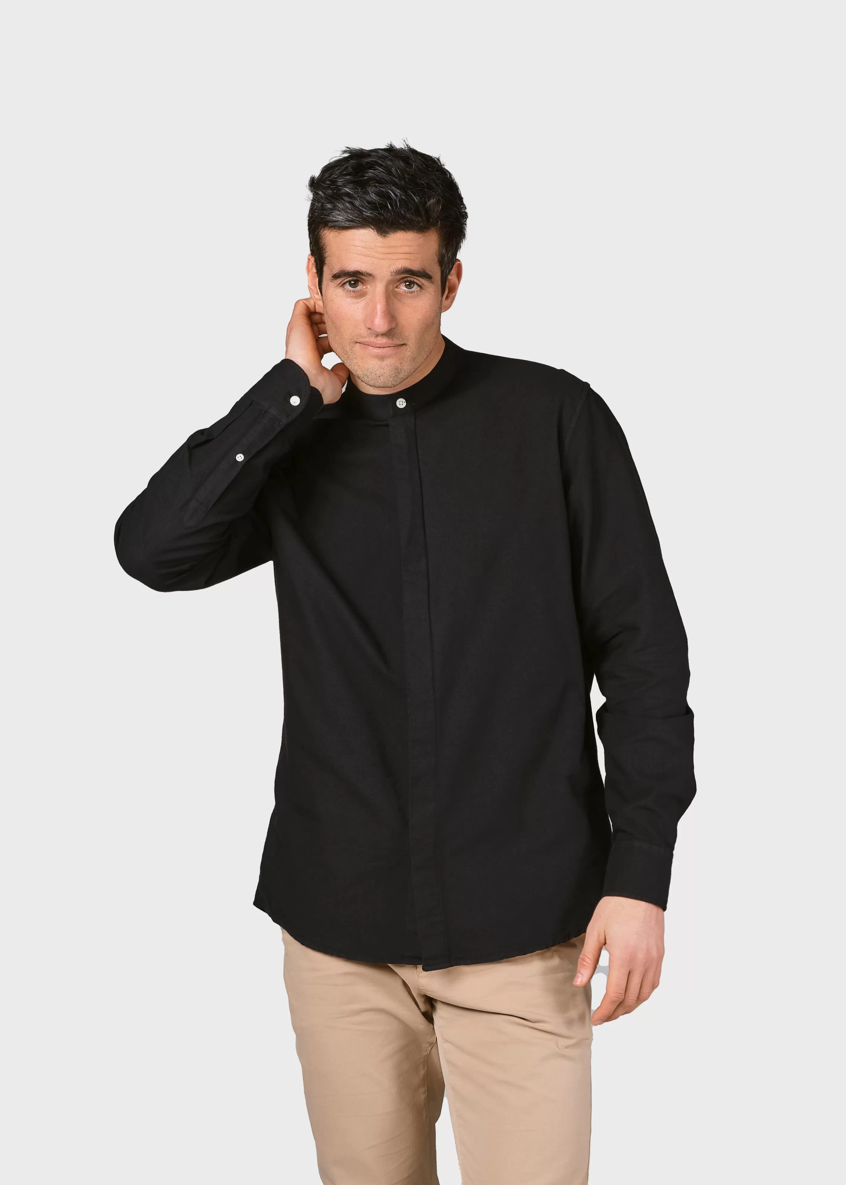 Klitmoller Collective Simon shirt - Black- Hemden