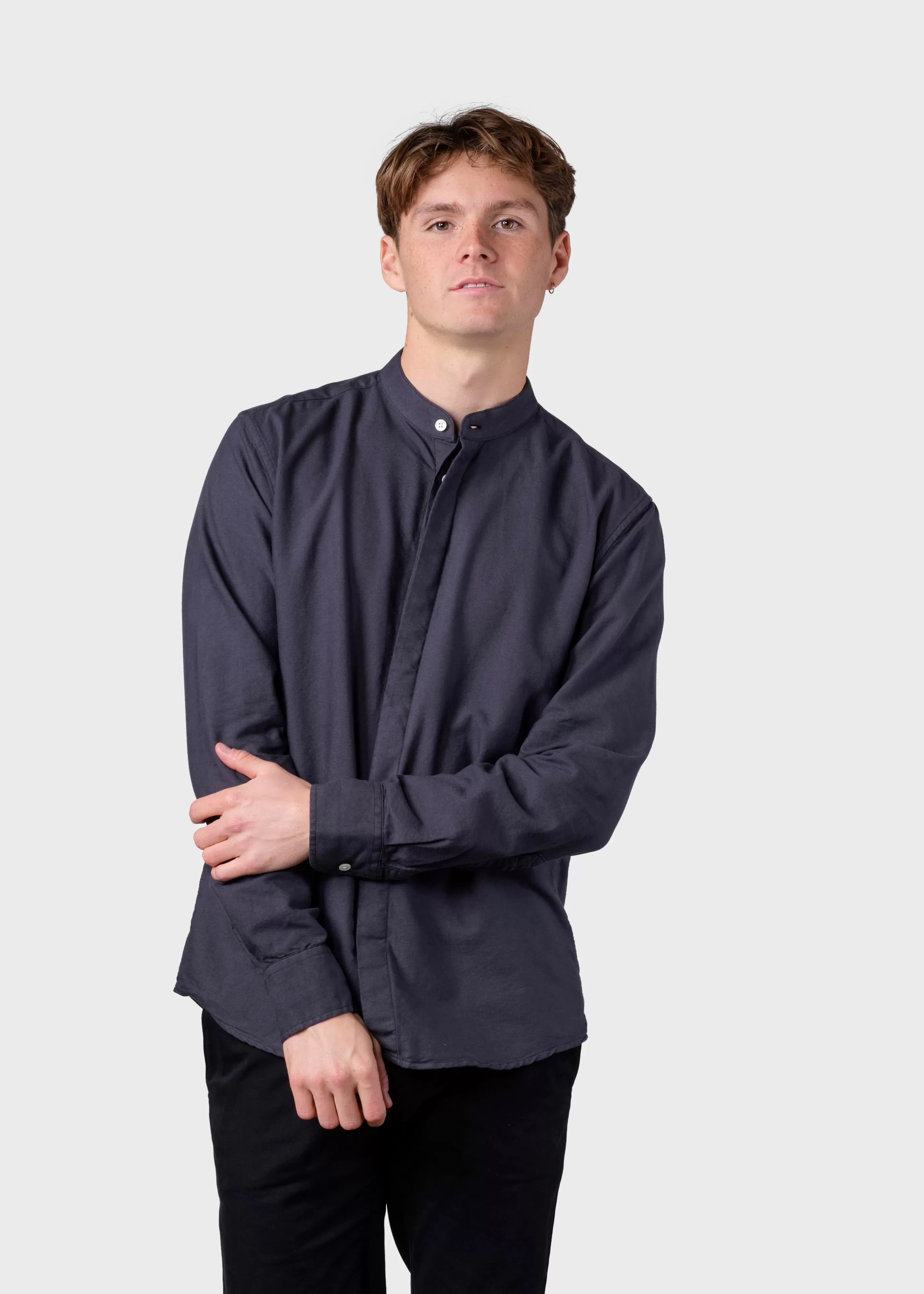 Klitmoller Collective Simon shirt - Navy- Hemden