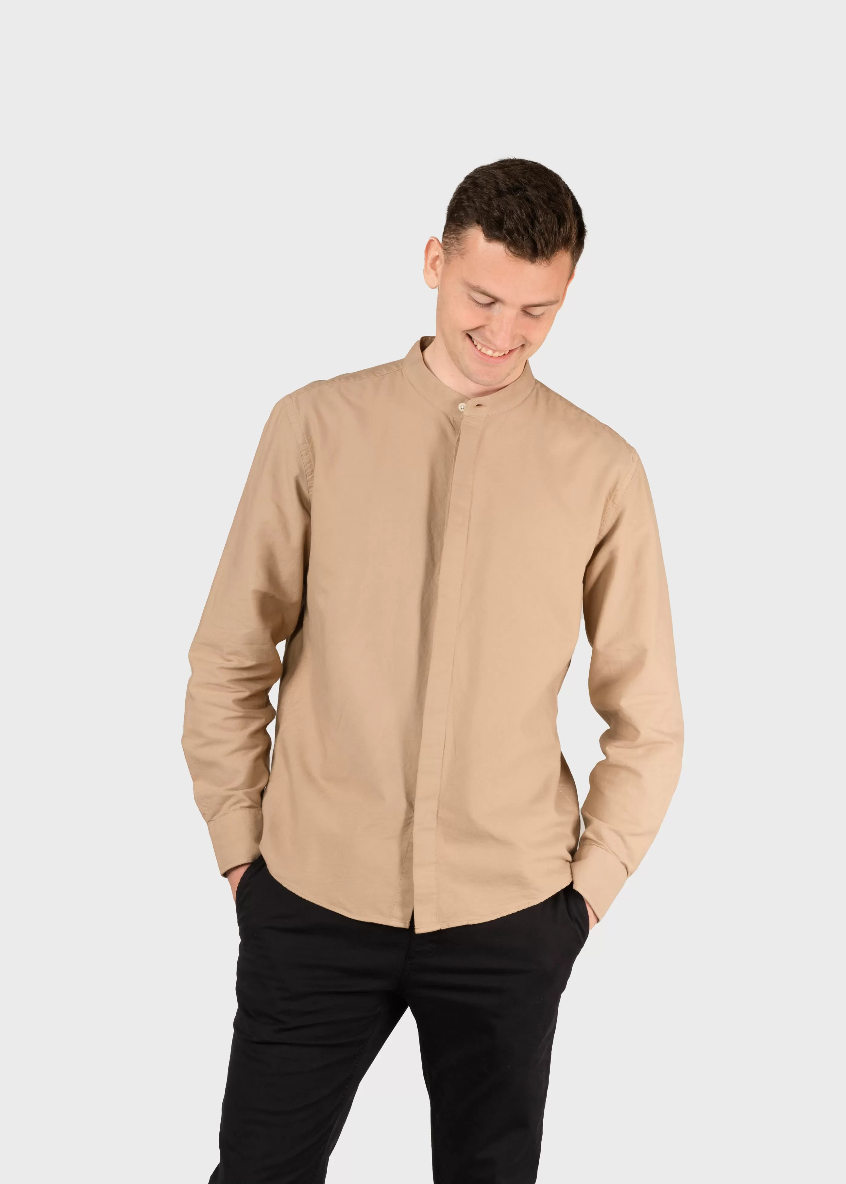 Klitmoller Collective Simon shirt - Sand- Hemden