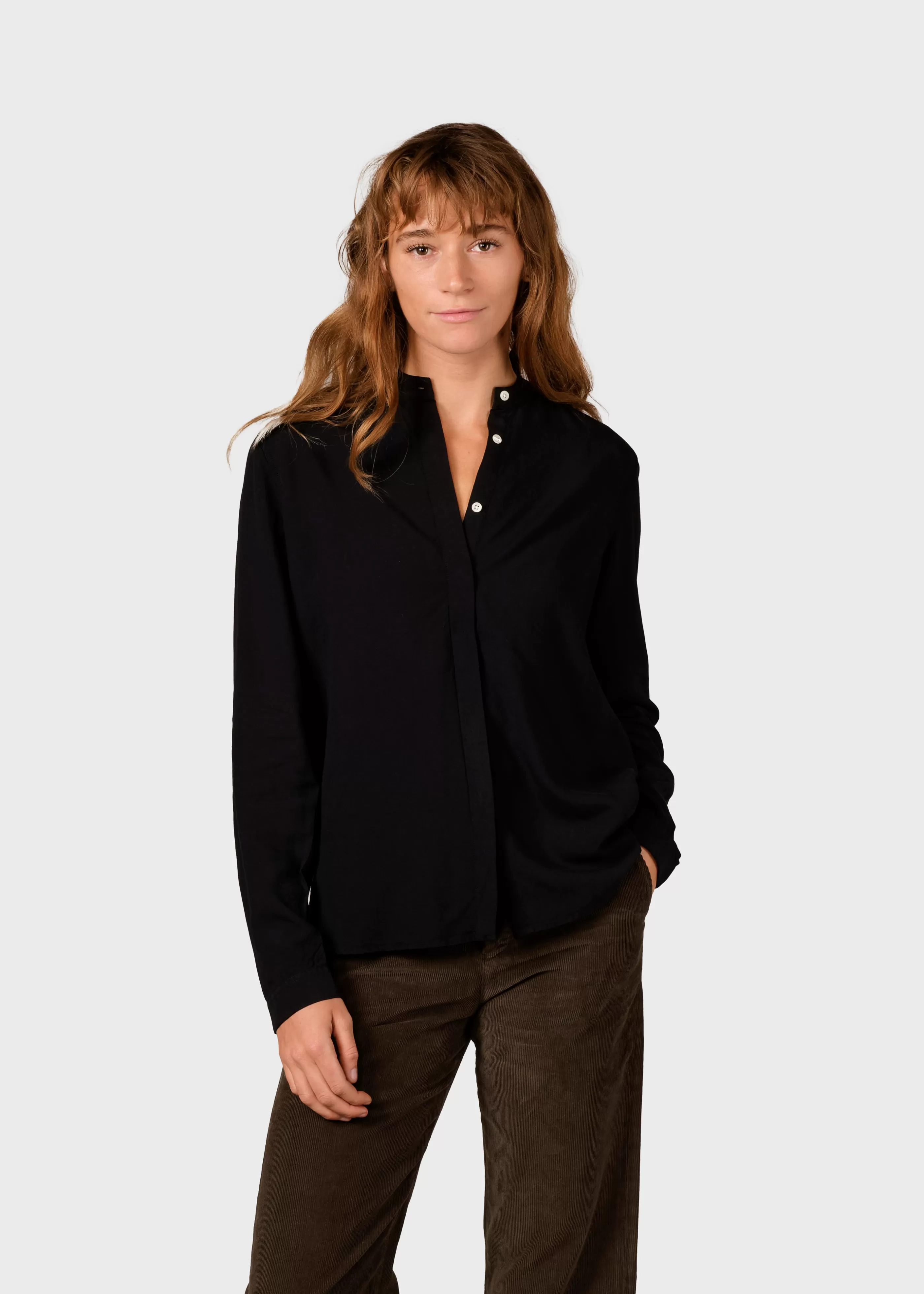 Klitmoller Collective Simone shirt - Black- Hemden