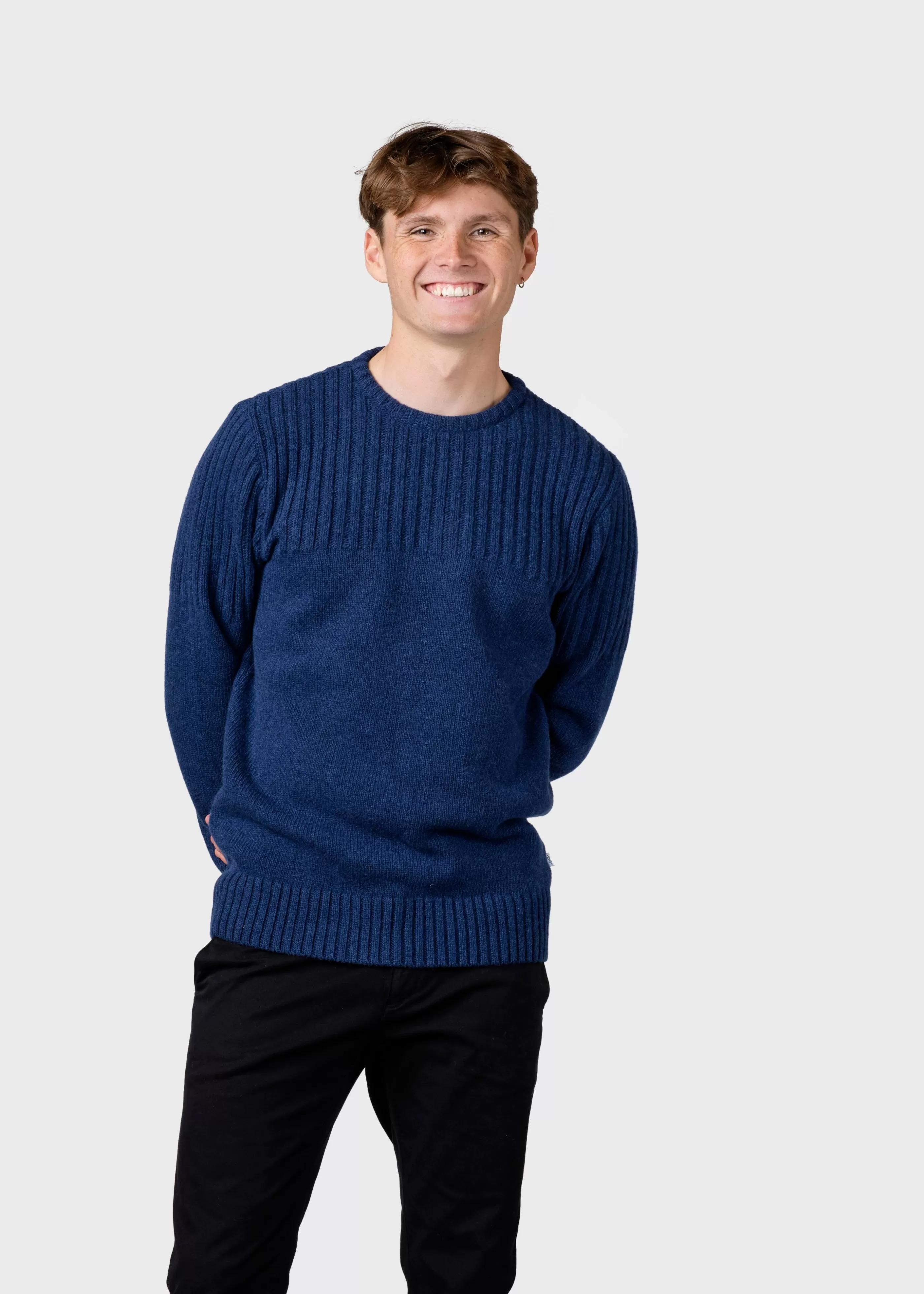 Klitmoller Collective Søren knit - Deep blue- Strick