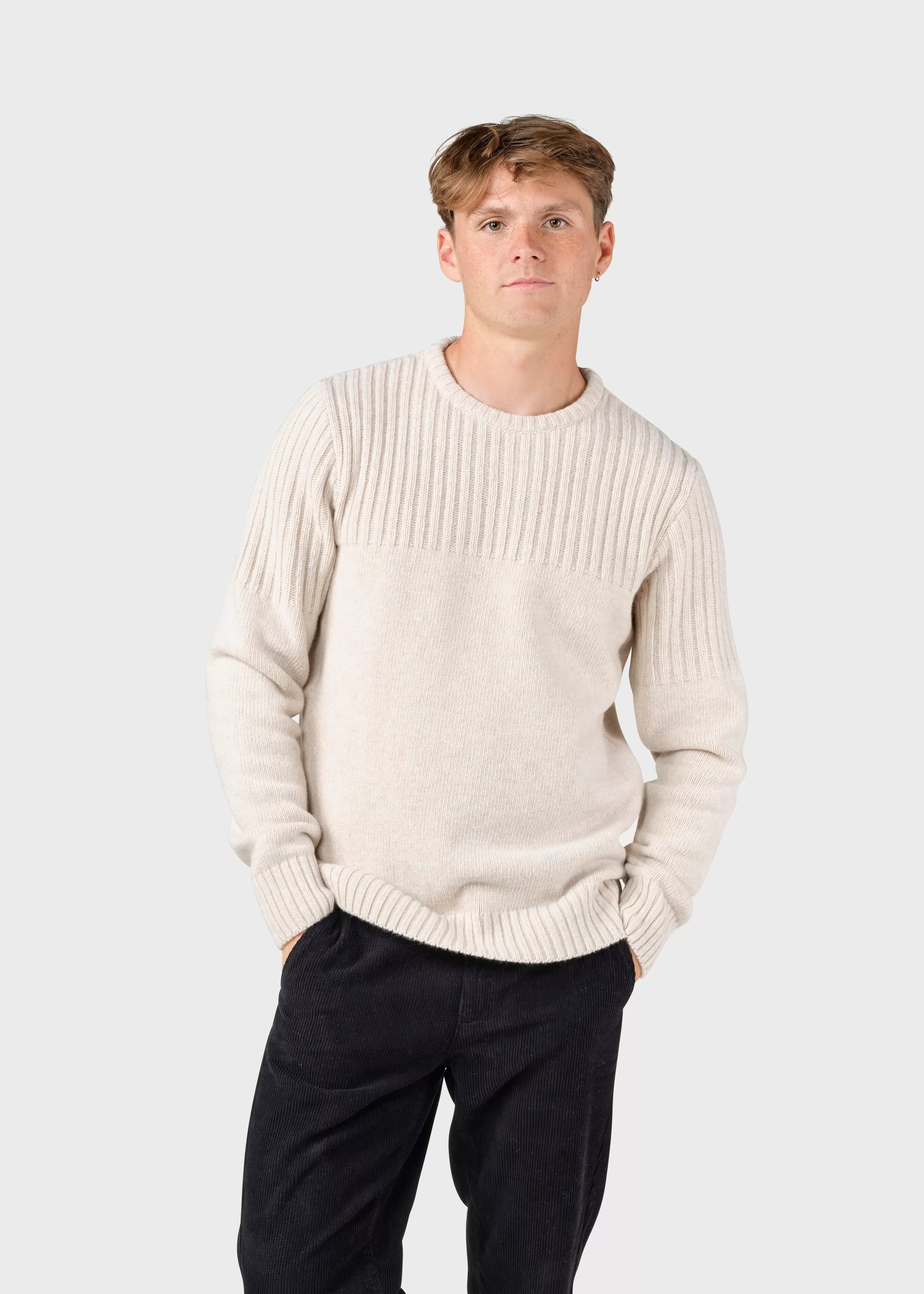 Klitmoller Collective Søren knit - Pastel sand- Strick