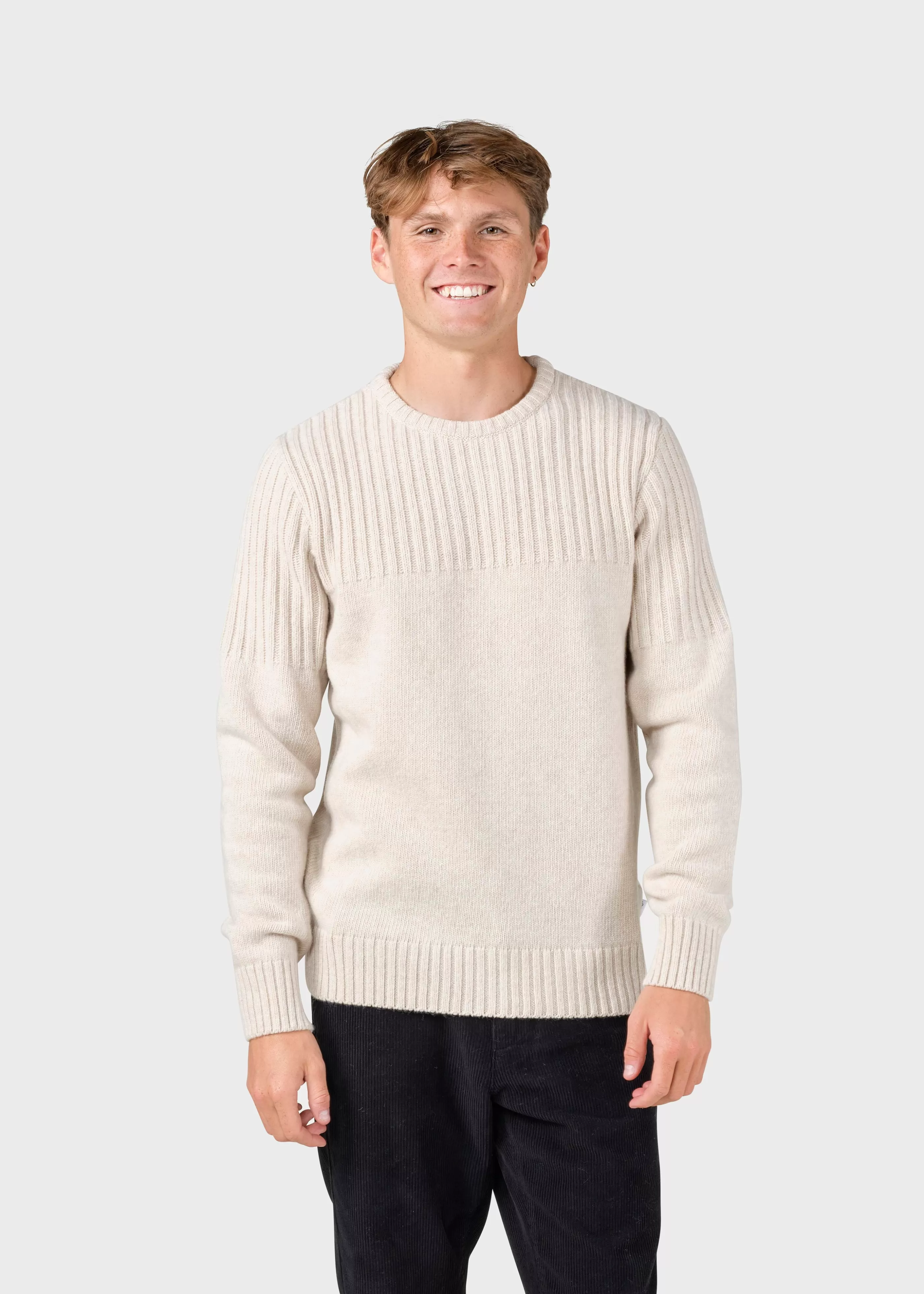 Klitmoller Collective Søren knit - Pastel sand- Strick