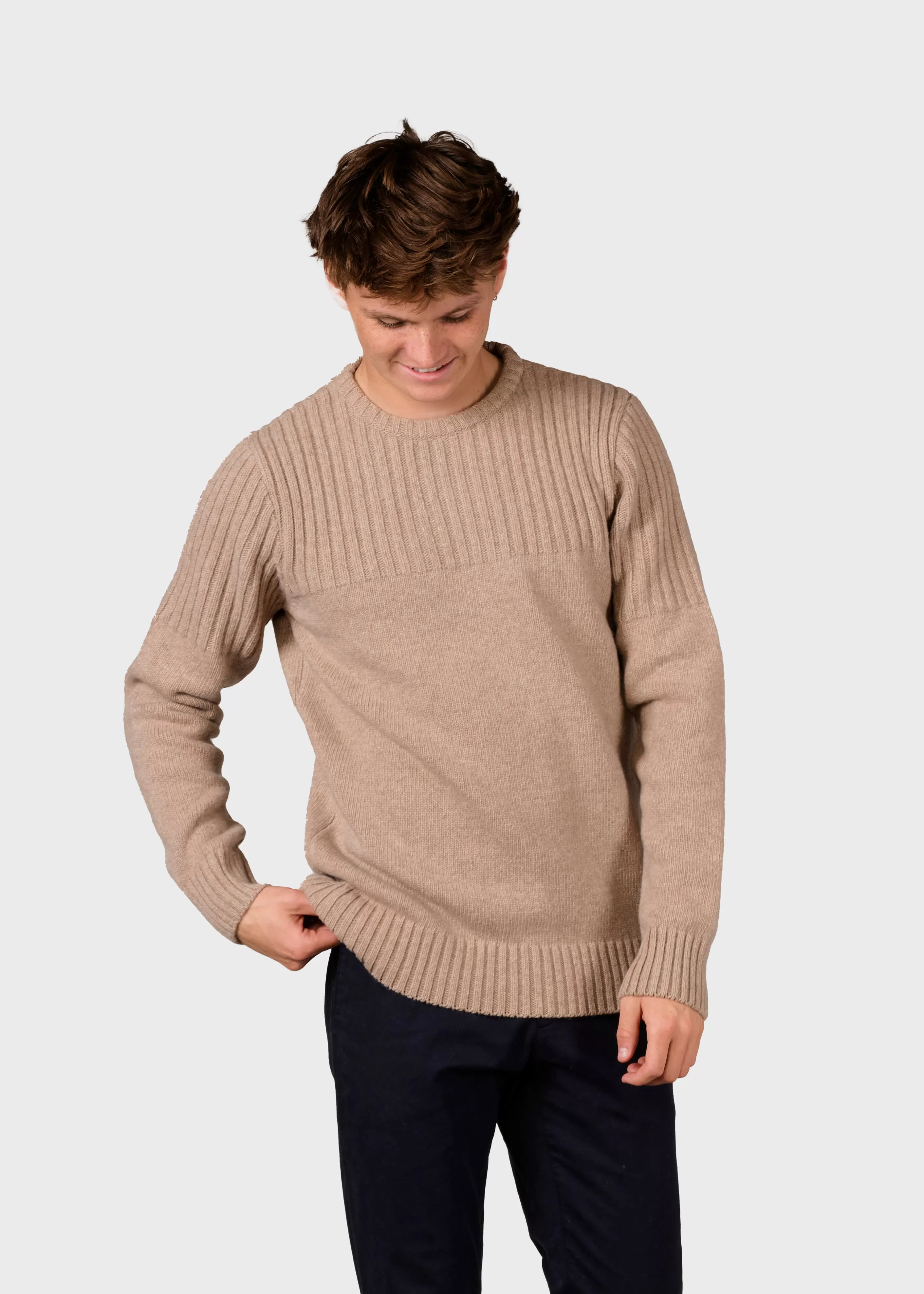 Klitmoller Collective Søren knit - Sand- Strick