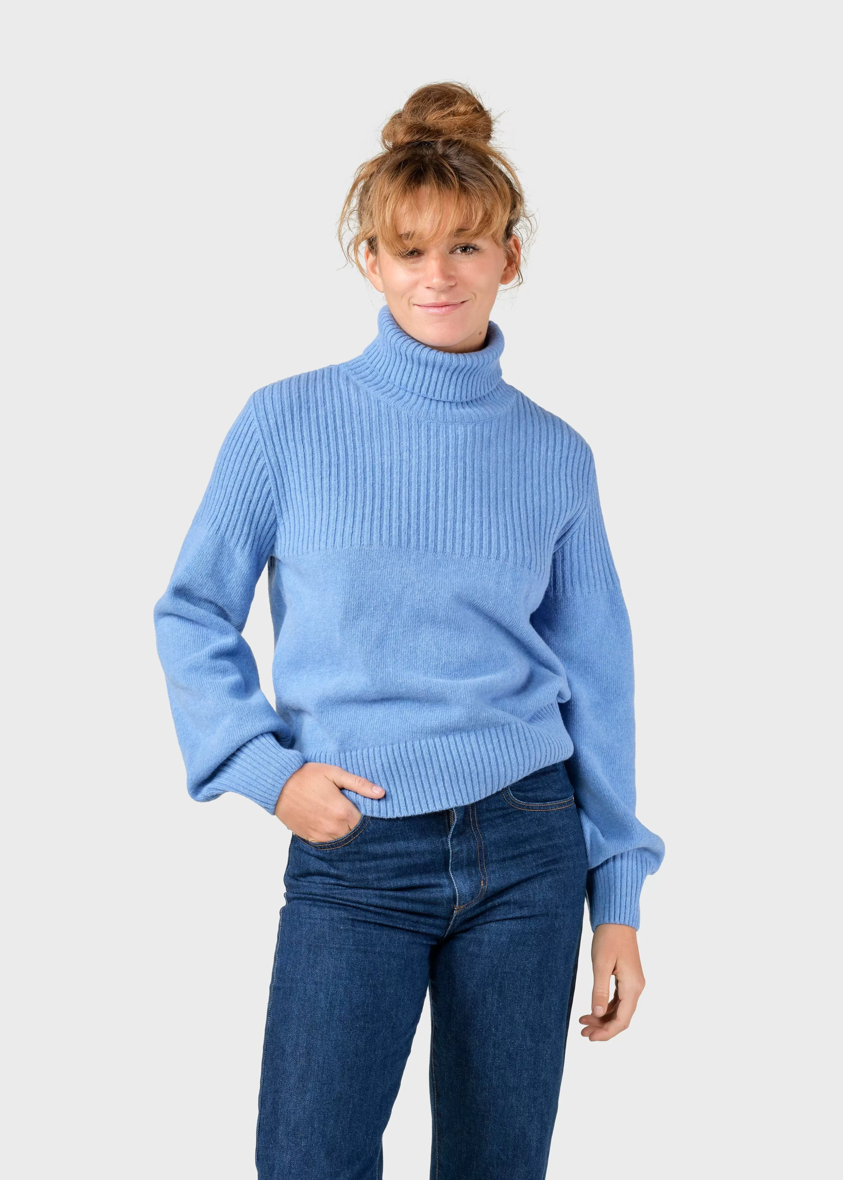 Klitmoller Collective Svale knit - Light blue- Strick