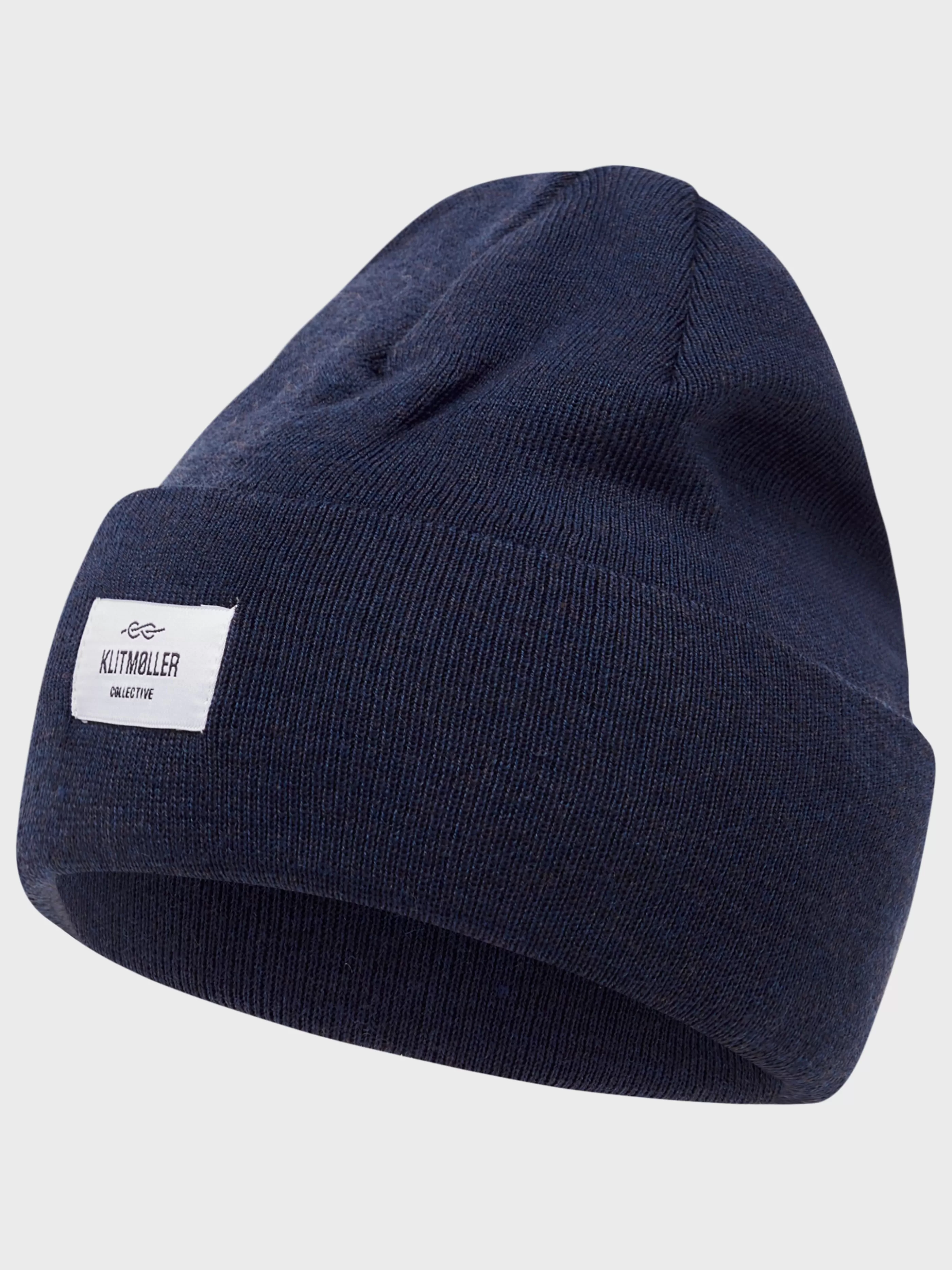 Klitmoller Collective Tall beanie - Deep blue- Accessories