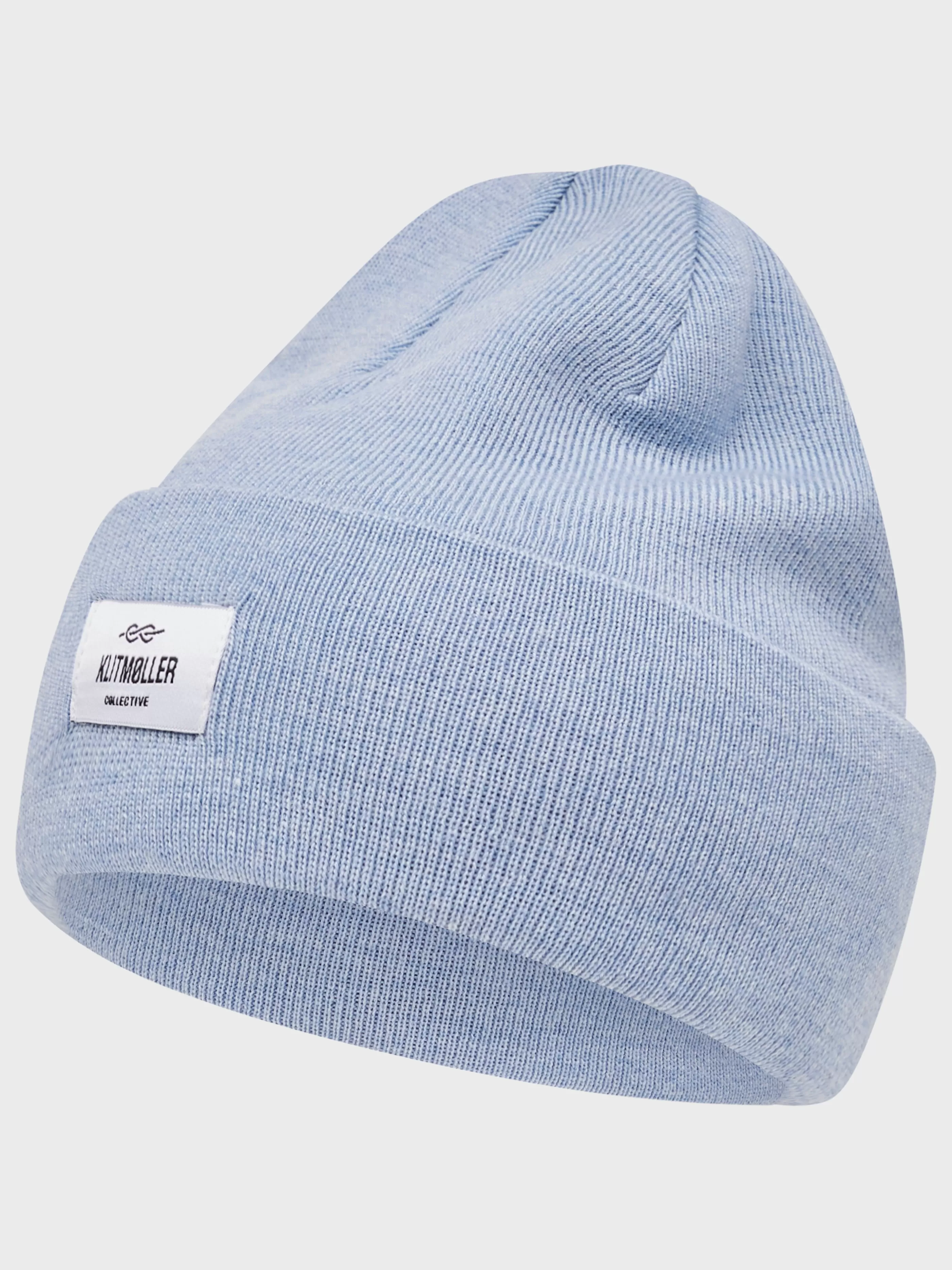 Klitmoller Collective Tall beanie - Light blue- Accessories