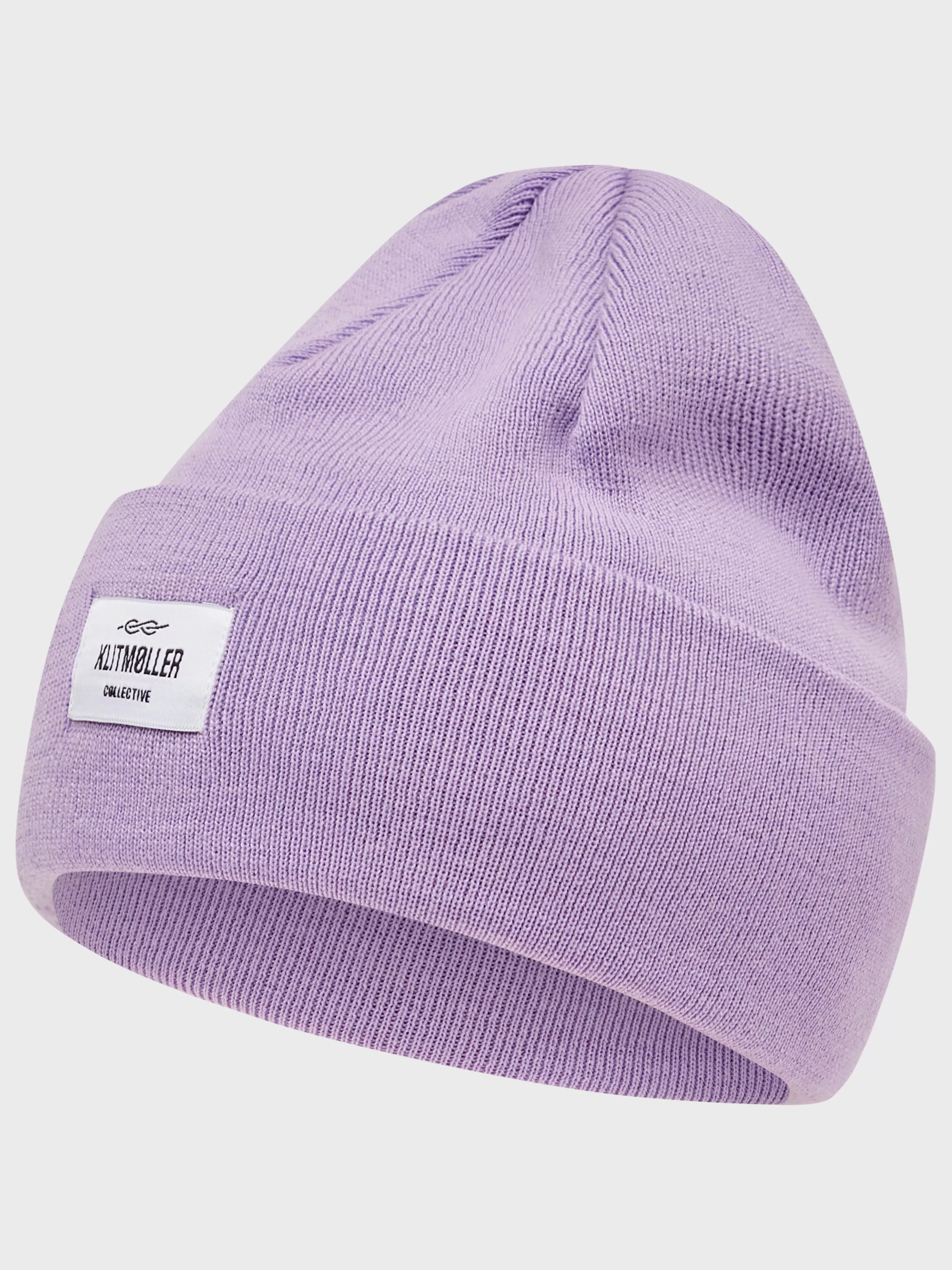 Klitmoller Collective Tall beanie - Lilac- Accessories