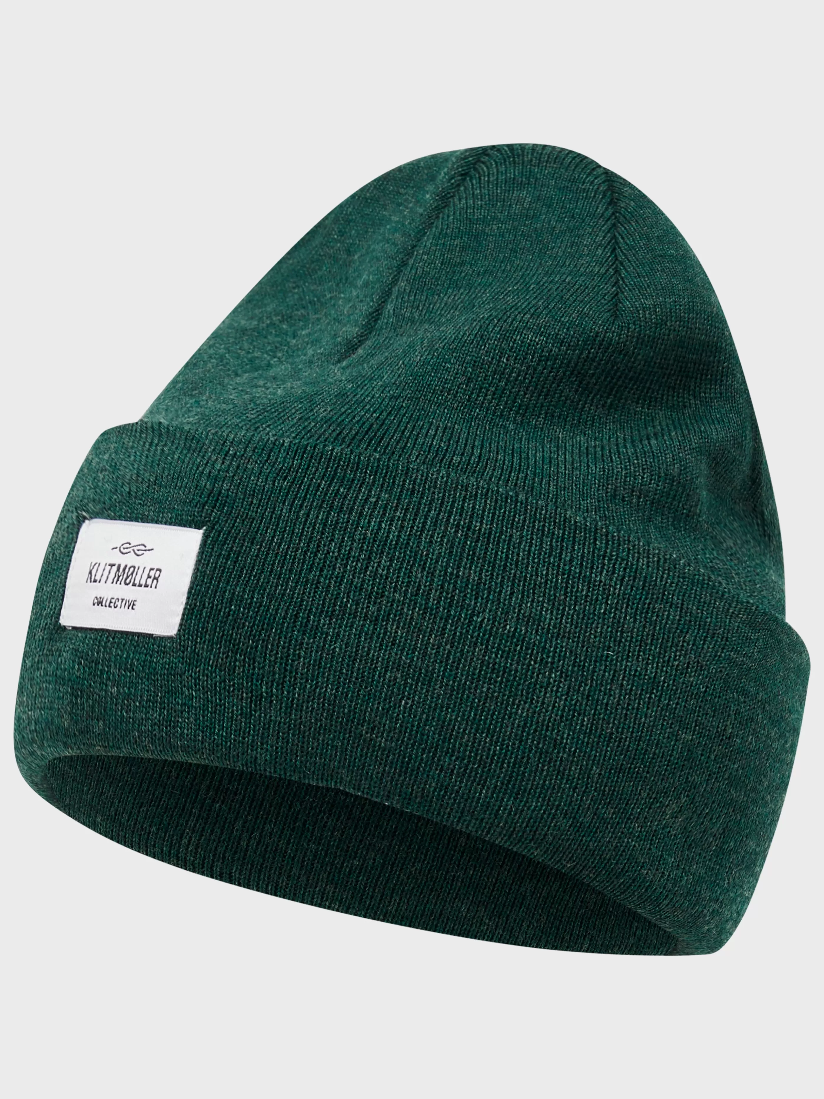 Klitmoller Collective Tall beanie - Moss Green- Accessories