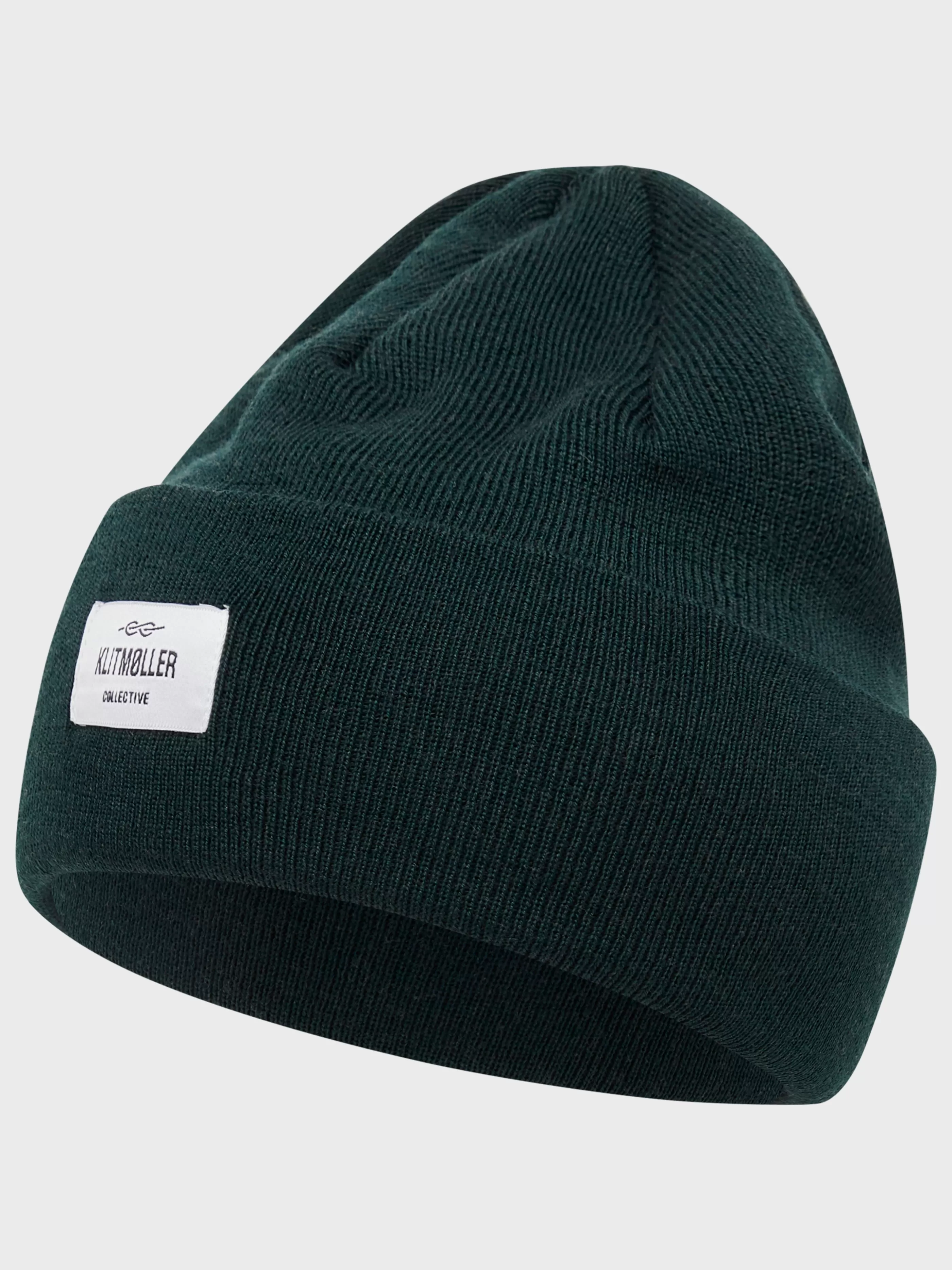 Klitmoller Collective Tall beanie - Olive- Accessories