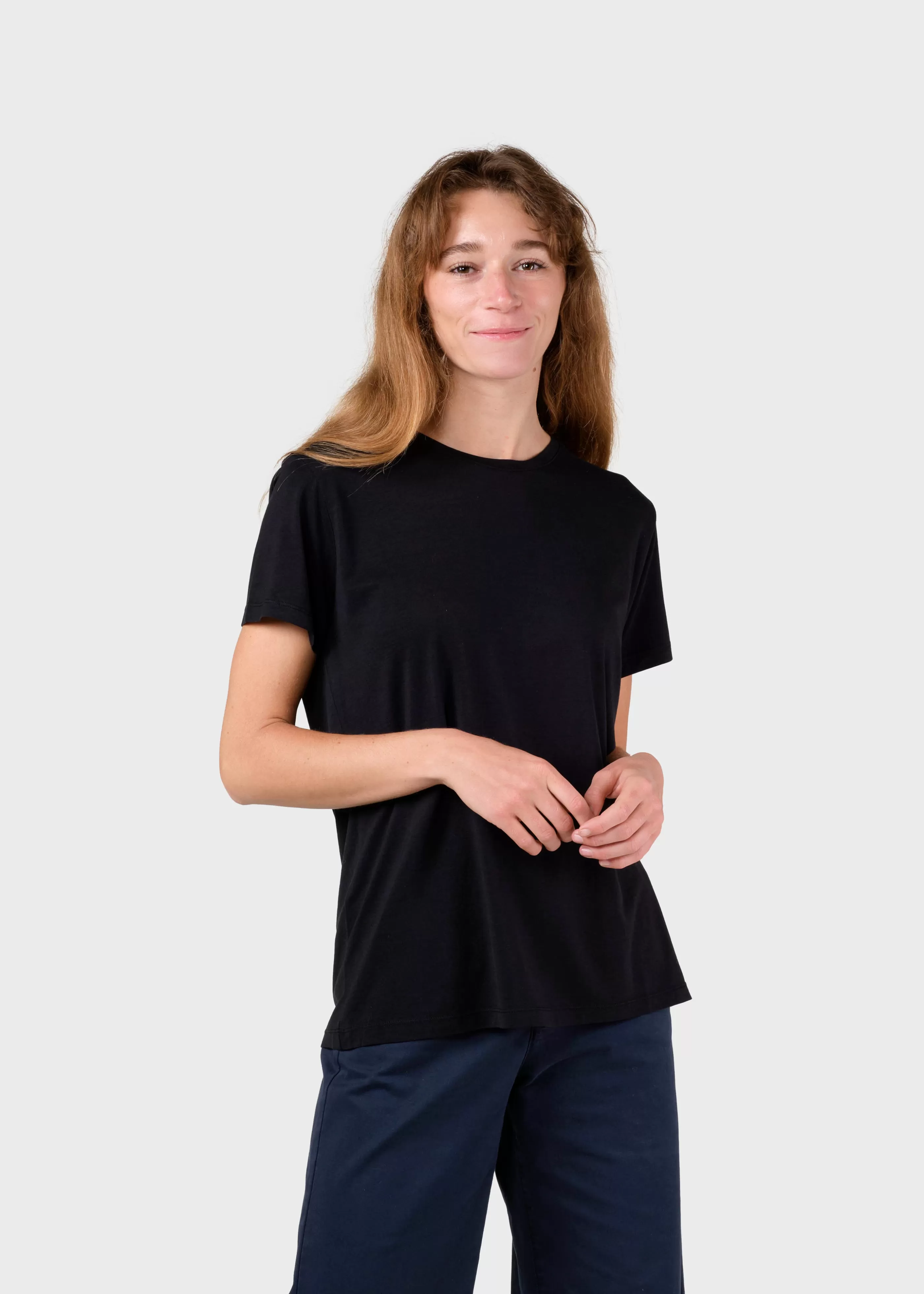 Klitmoller Collective Thelma tee - Black- T-shirts