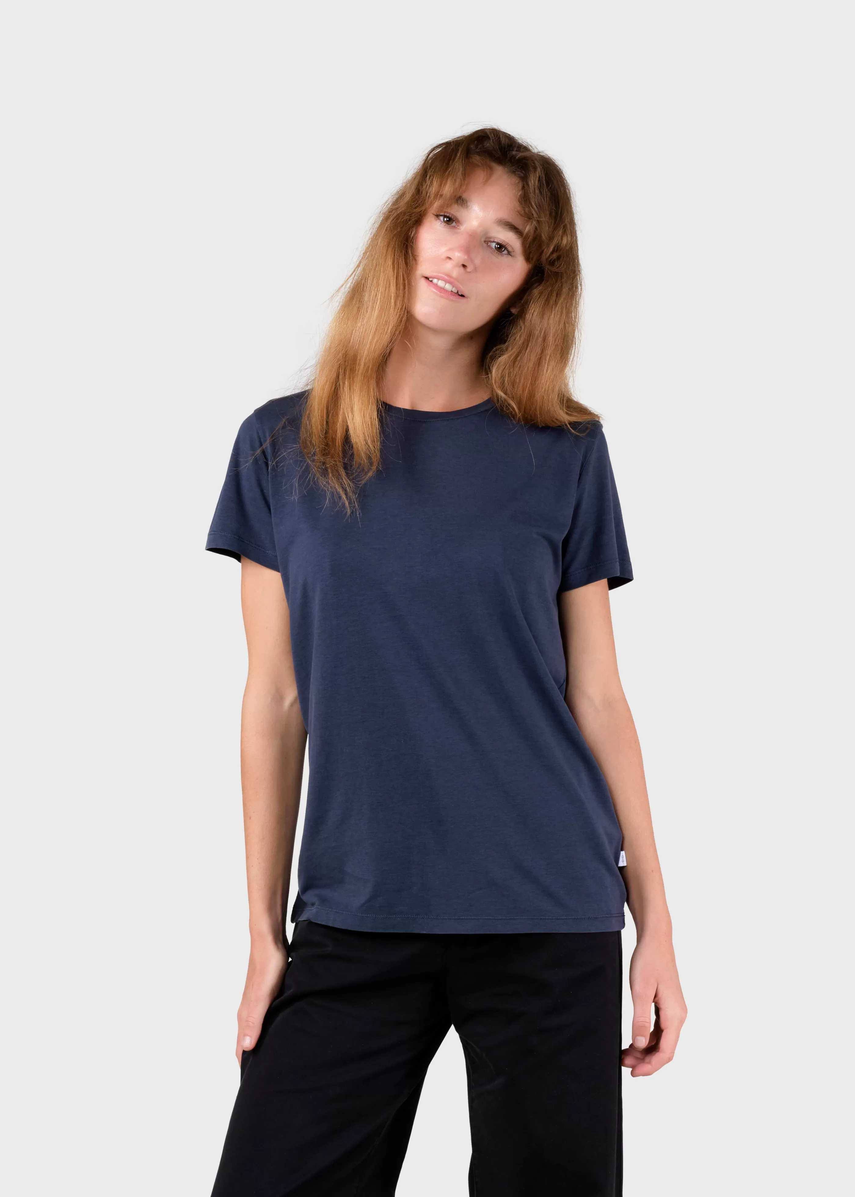 Klitmoller Collective Thelma tee - Navy- T-shirts