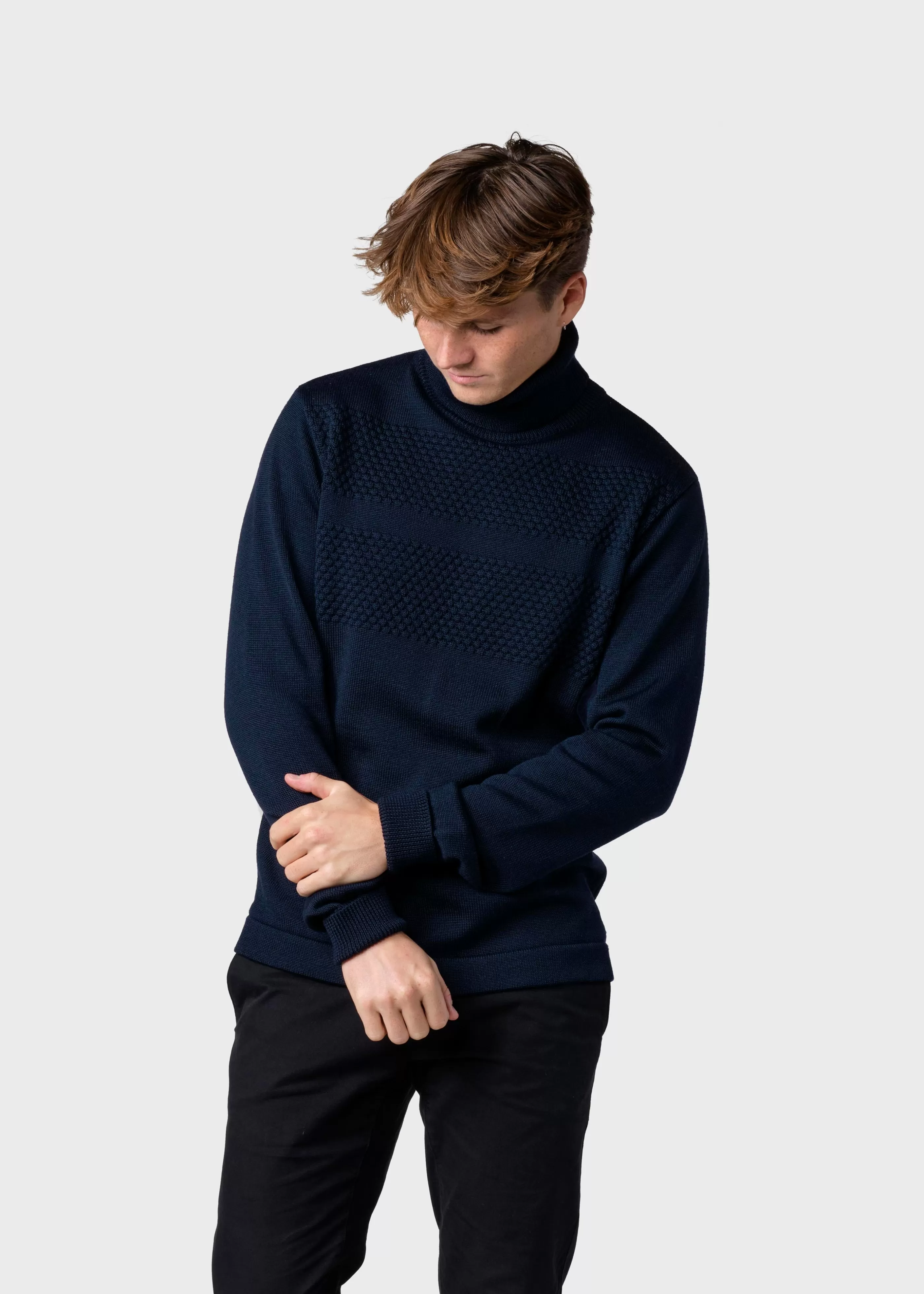 Klitmoller Collective Thorvald knit - Navy- Strick