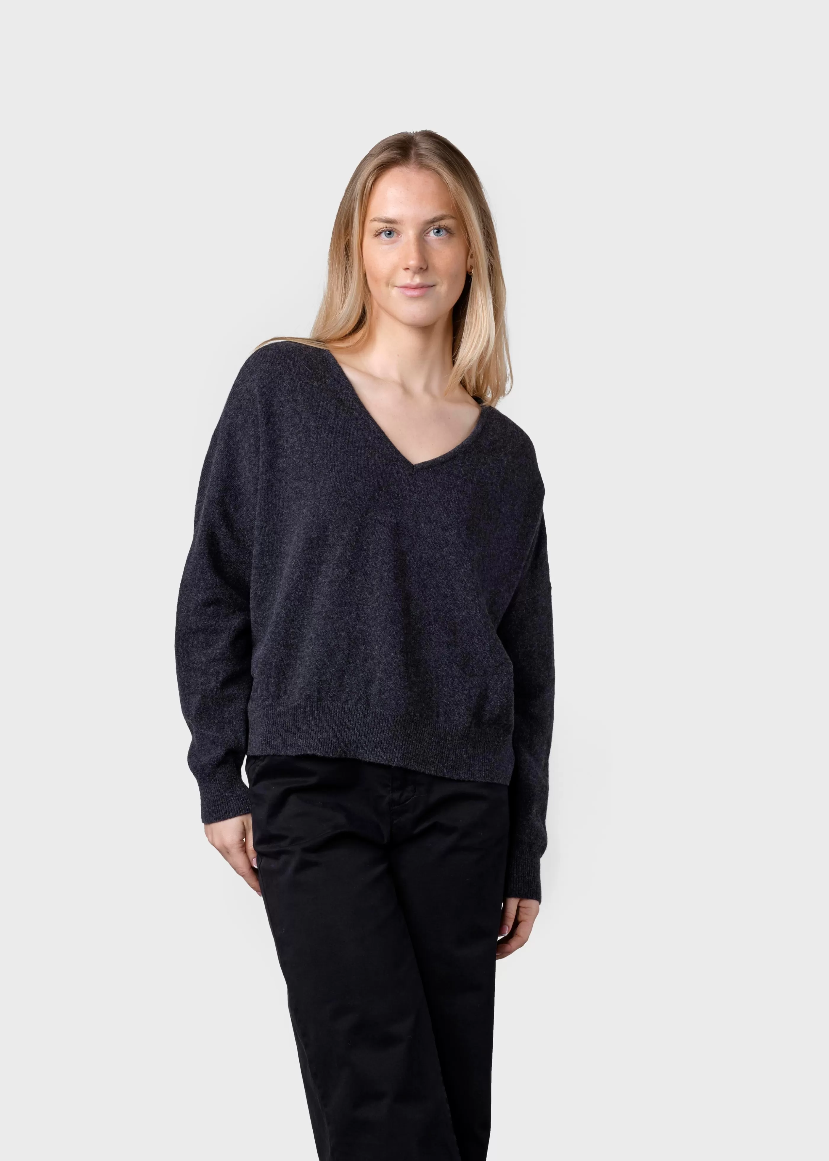 Klitmoller Collective Vanessa knit - Anthracite- Strick