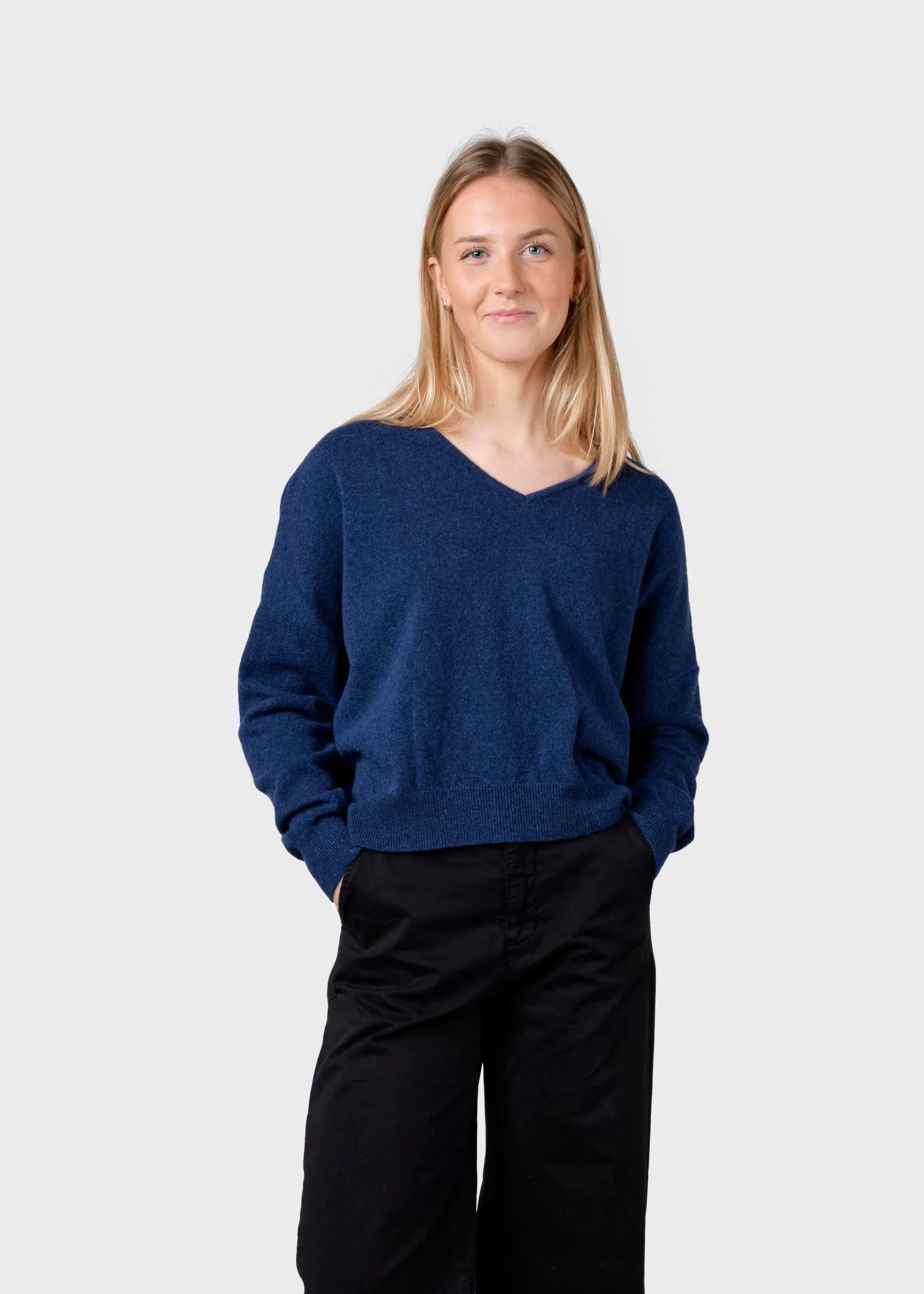 Klitmoller Collective Vanessa knit - Deep blue- Strick