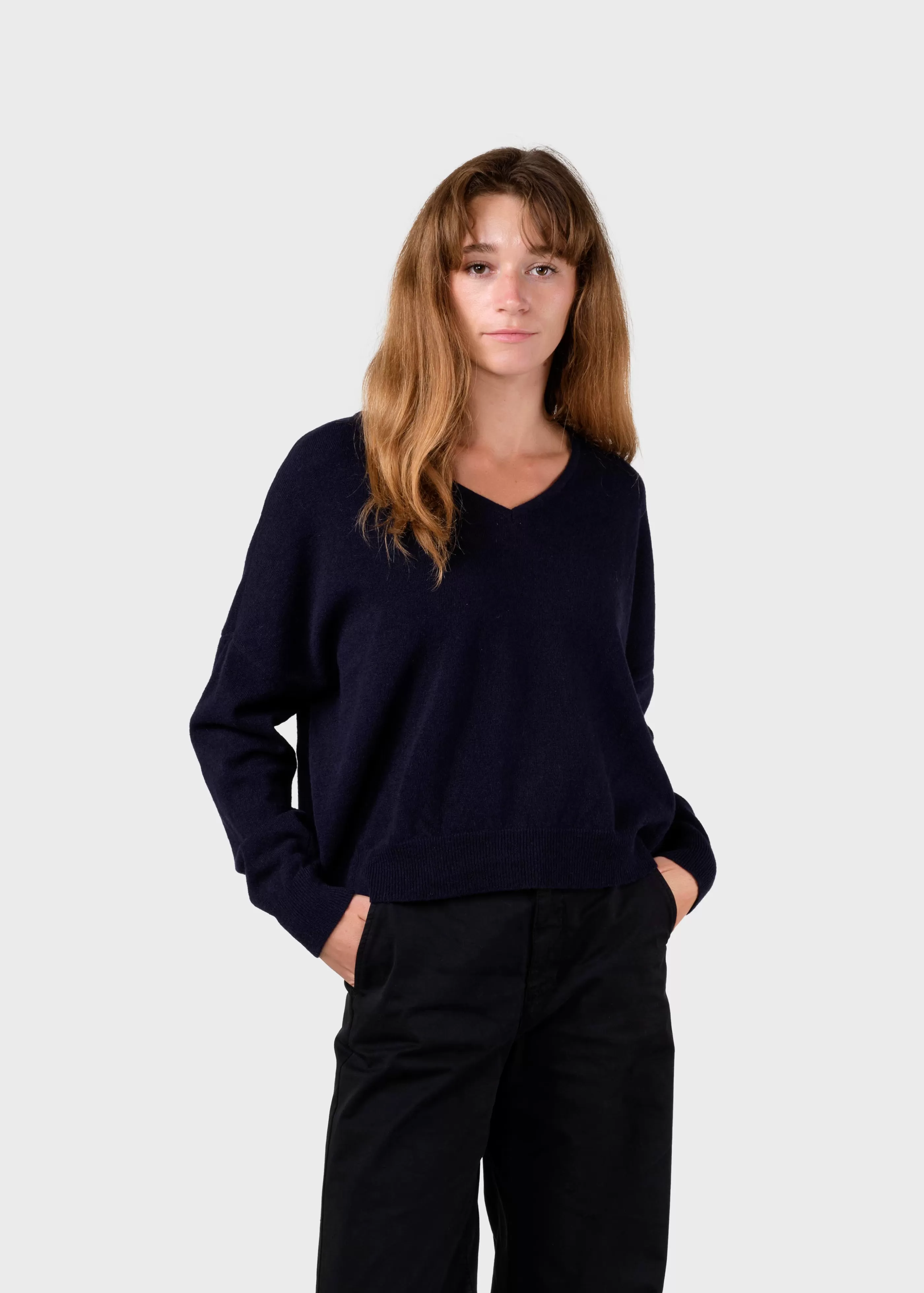 Klitmoller Collective Vanessa knit - Navy- Strick